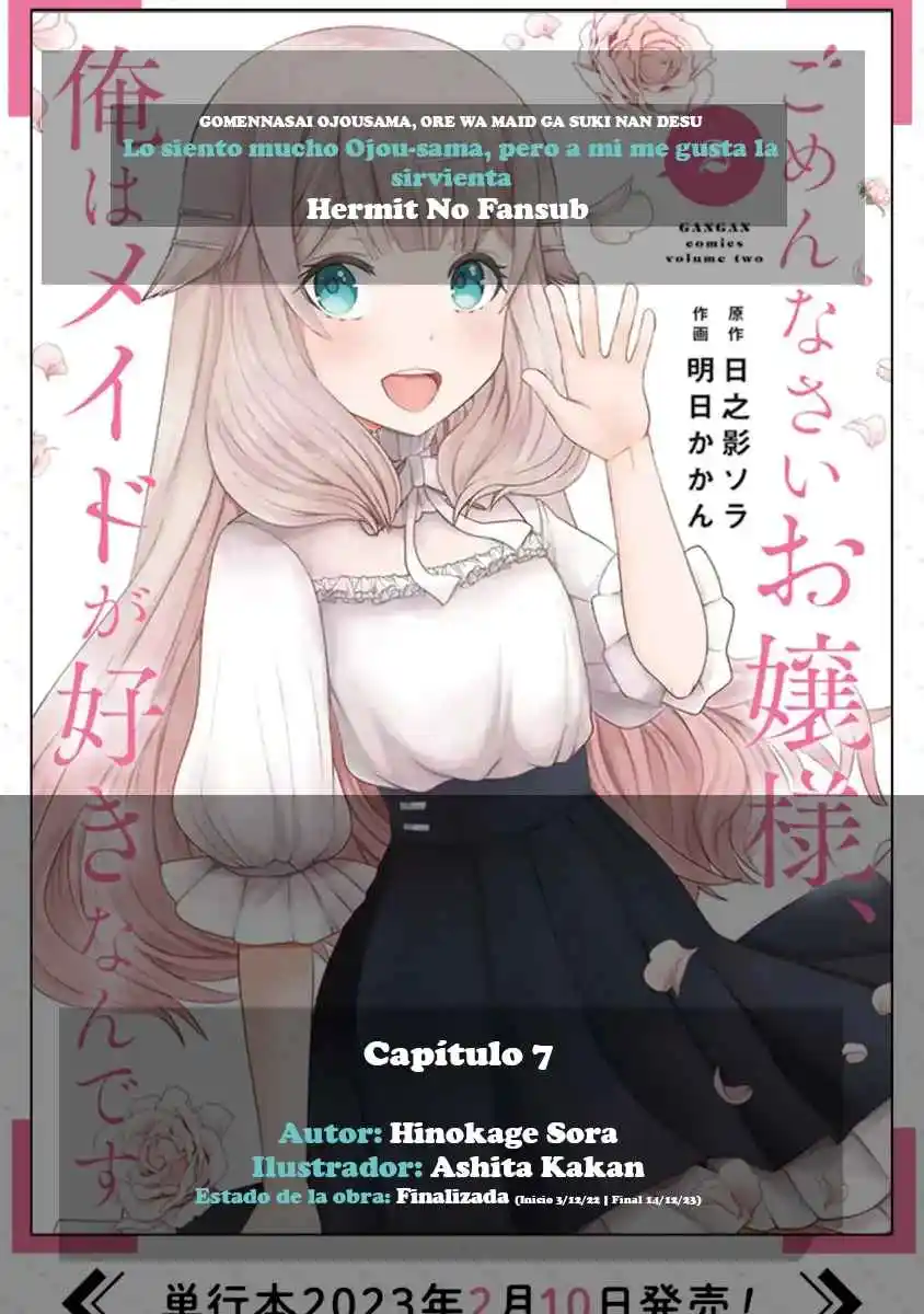Lo Siento Mucho Ojou Sama, Pero A Mí Me Gusta La Sirvienta - Capítulo 7 - Página 1 - LectorTMOo