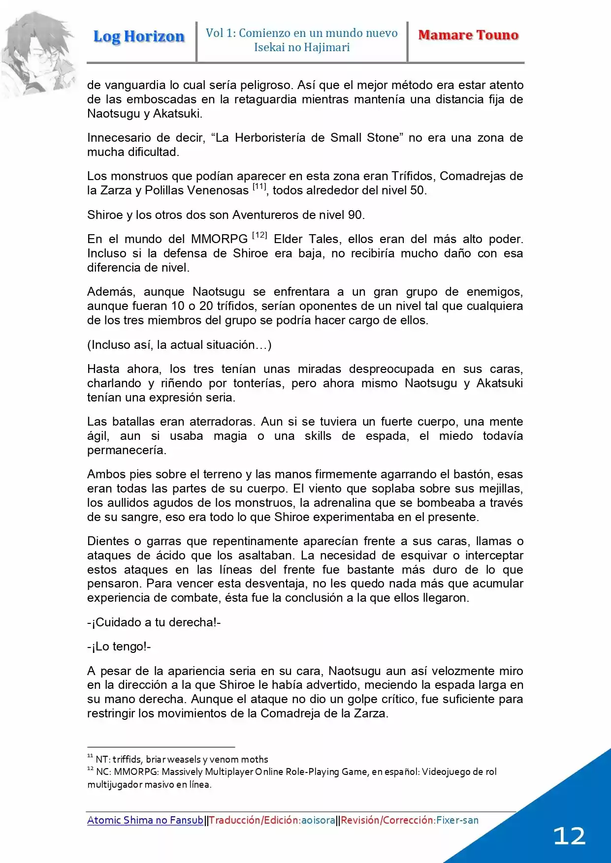 Log Horizon (Novela) - Capítulo  - Página 4 - LectorTMOo