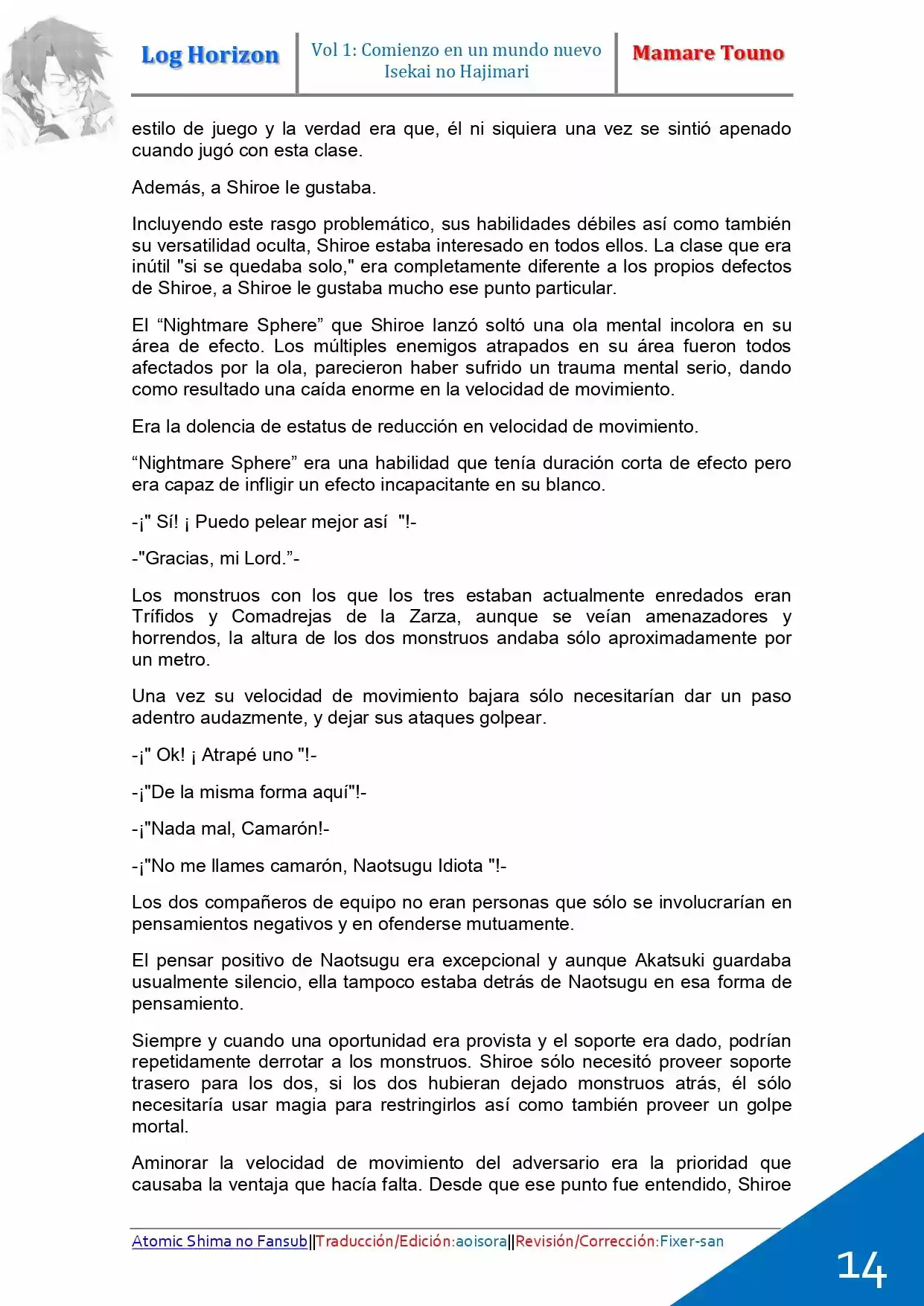 Log Horizon (Novela) - Capítulo  - Página 6 - LectorTMOo