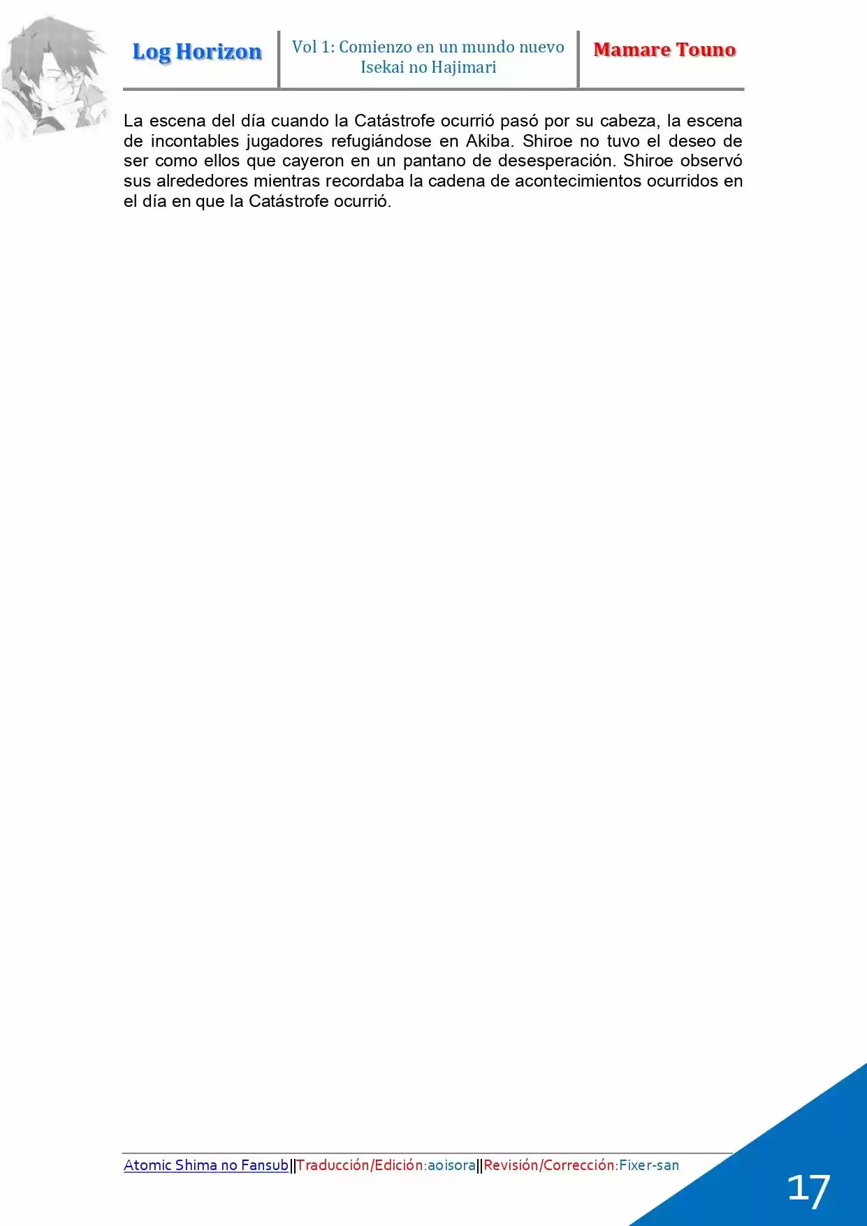 Log Horizon (Novela) - Capítulo  - Página 9 - LectorTMOo
