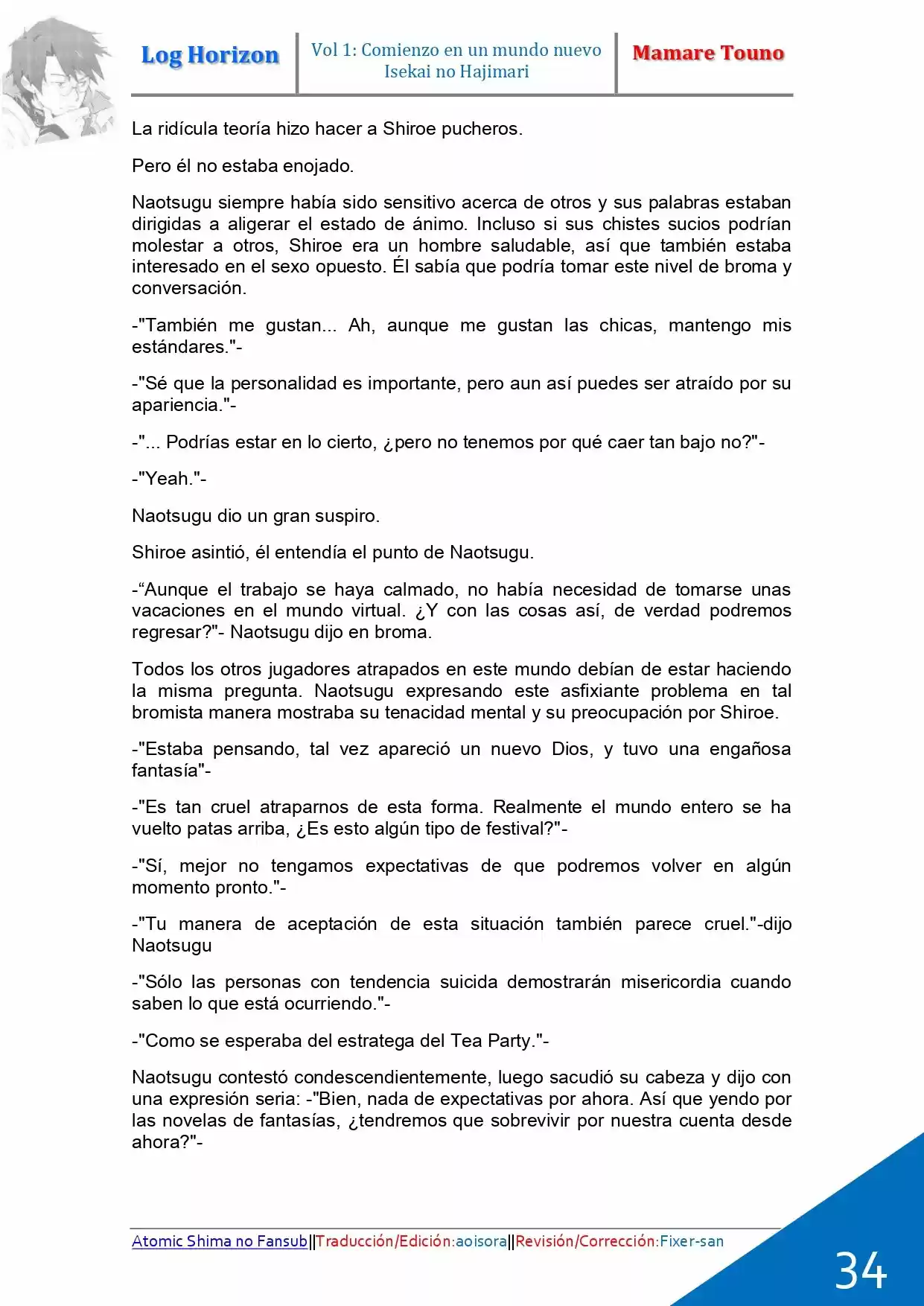 Log Horizon (Novela) - Capítulo 1 - Página 23 - LectorTMOo