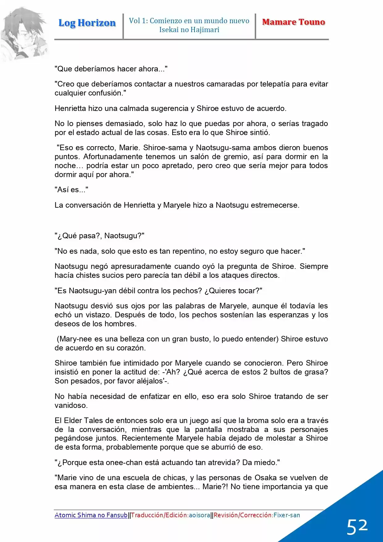 Log Horizon (Novela) - Capítulo 1 - Página 43 - LectorTMOo