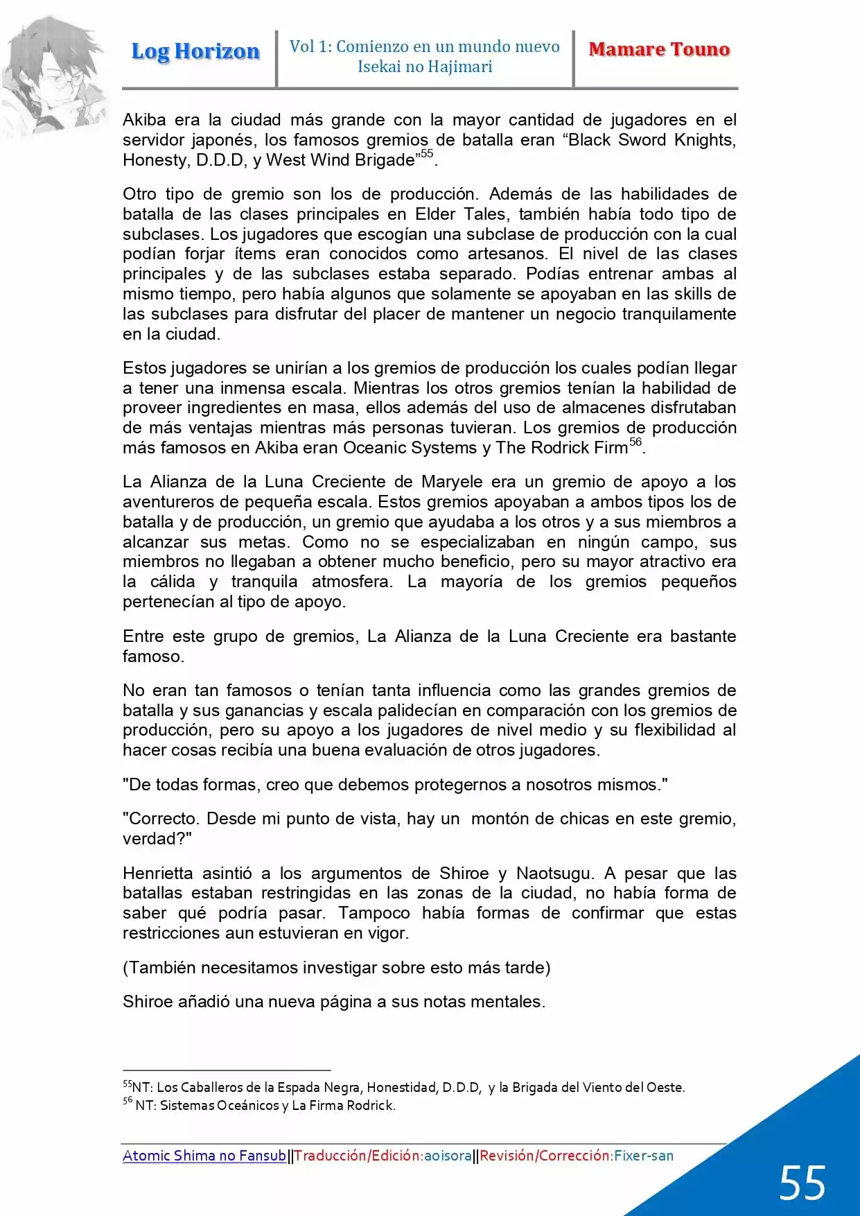 Log Horizon (Novela) - Capítulo 1 - Página 49 - LectorTMOo