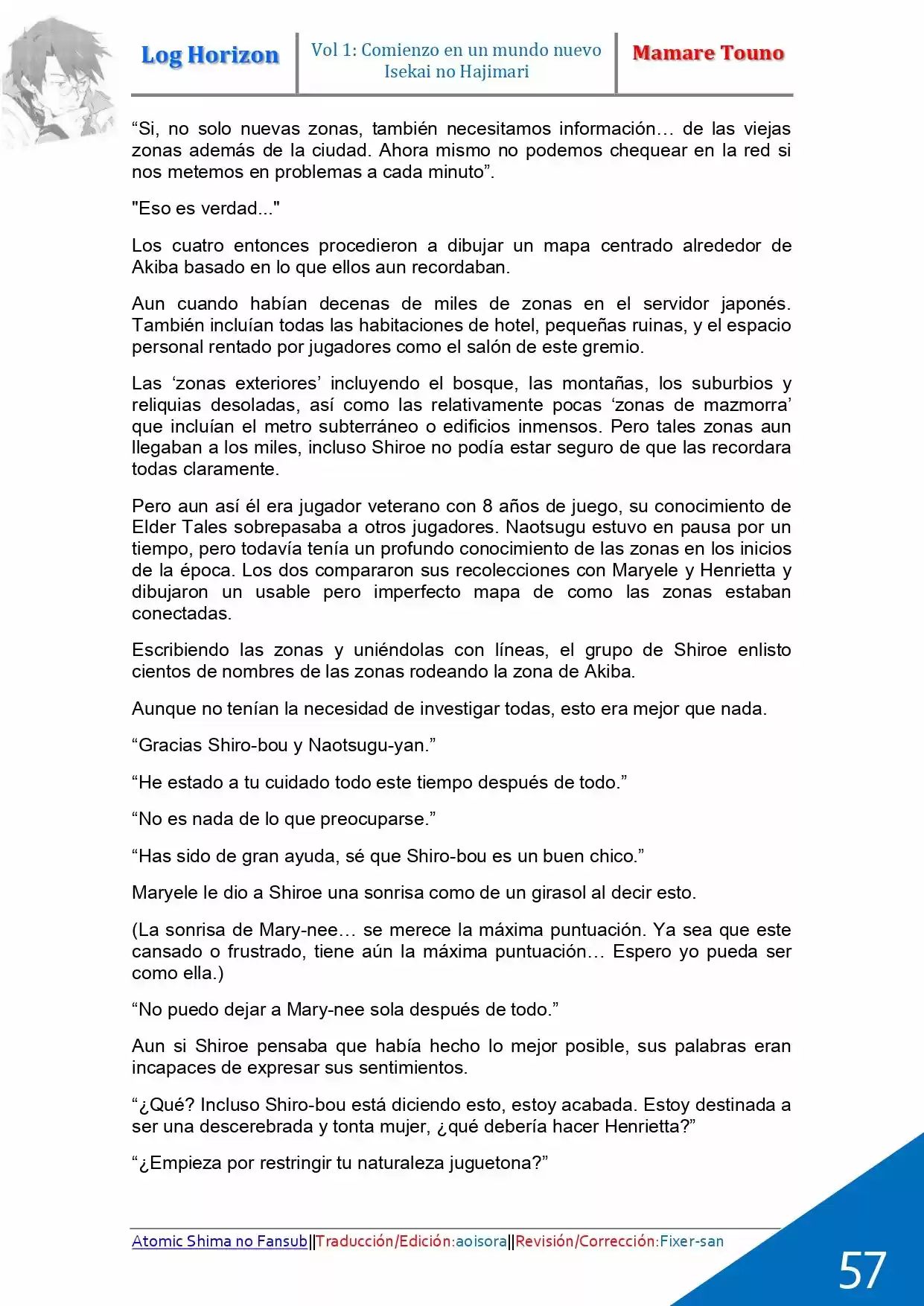 Log Horizon (Novela) - Capítulo 1 - Página 51 - LectorTMOo