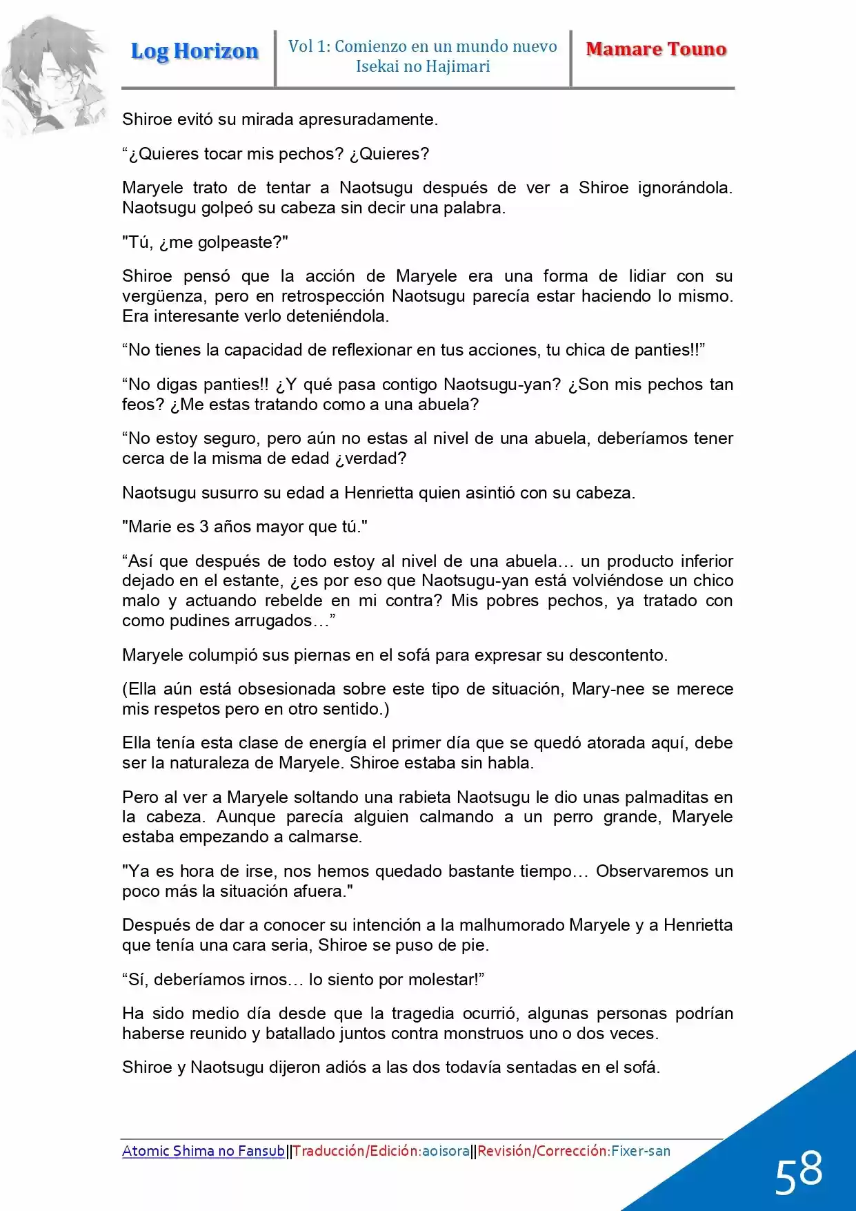 Log Horizon (Novela) - Capítulo 1 - Página 52 - LectorTMOo