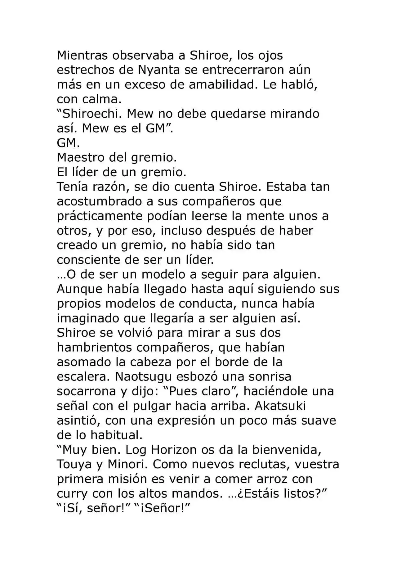 Log Horizon (Novela) - Capítulo 10 - Página 76 - LectorTMOo