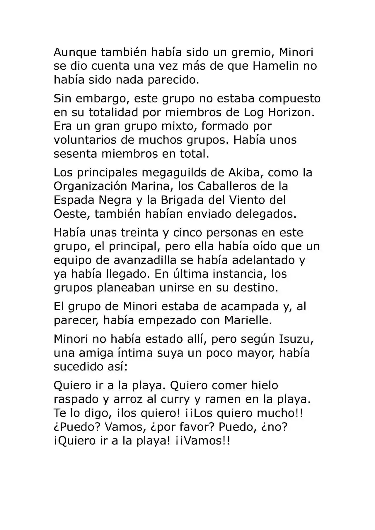 Log Horizon (Novela) - Capítulo 11 - Página 6 - LectorTMOo