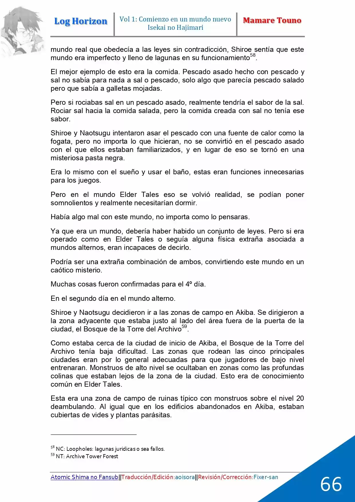 Log Horizon (Novela) - Capítulo 2 - Página 6 - LectorTMOo