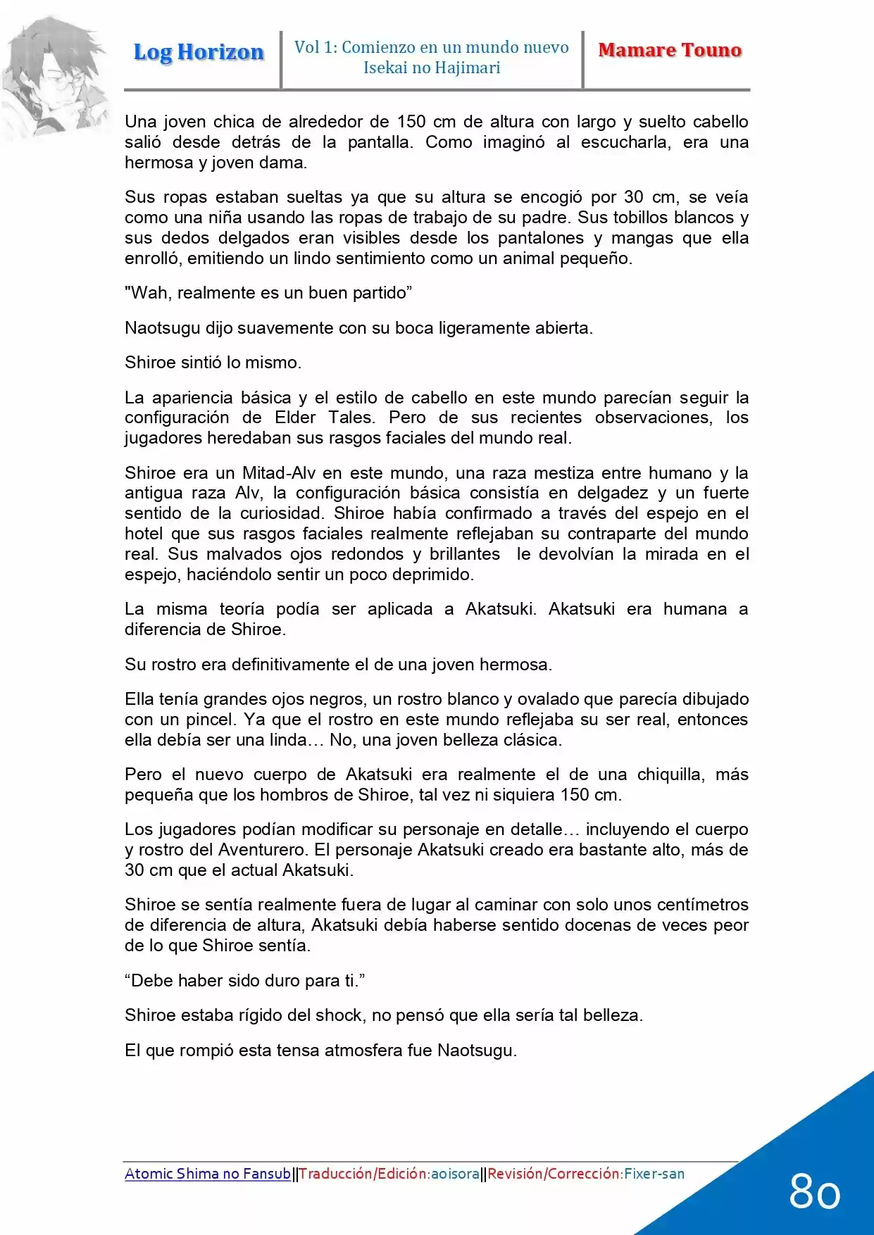 Log Horizon (Novela) - Capítulo 2 - Página 20 - LectorTMOo