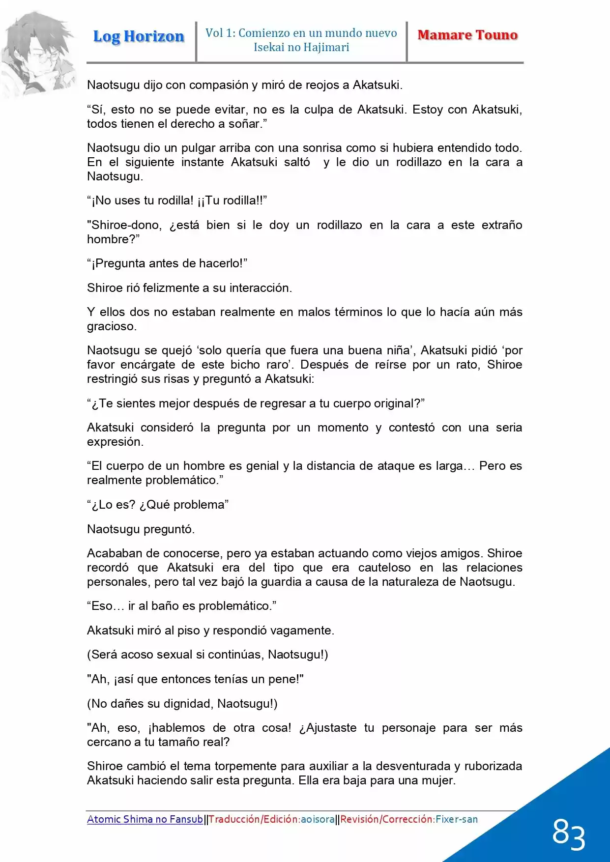 Log Horizon (Novela) - Capítulo 2 - Página 23 - LectorTMOo