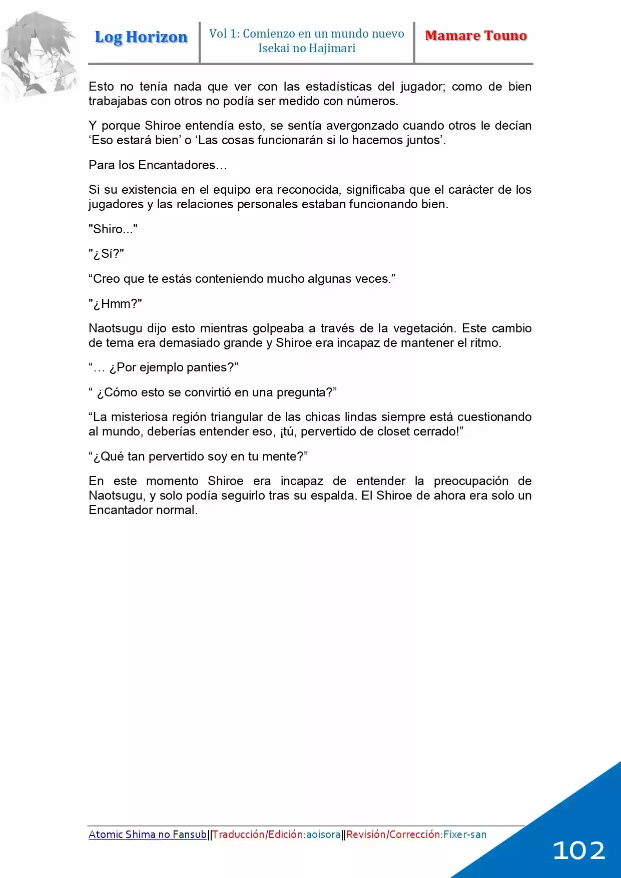Log Horizon (Novela) - Capítulo 3 - Página 11 - LectorTMOo