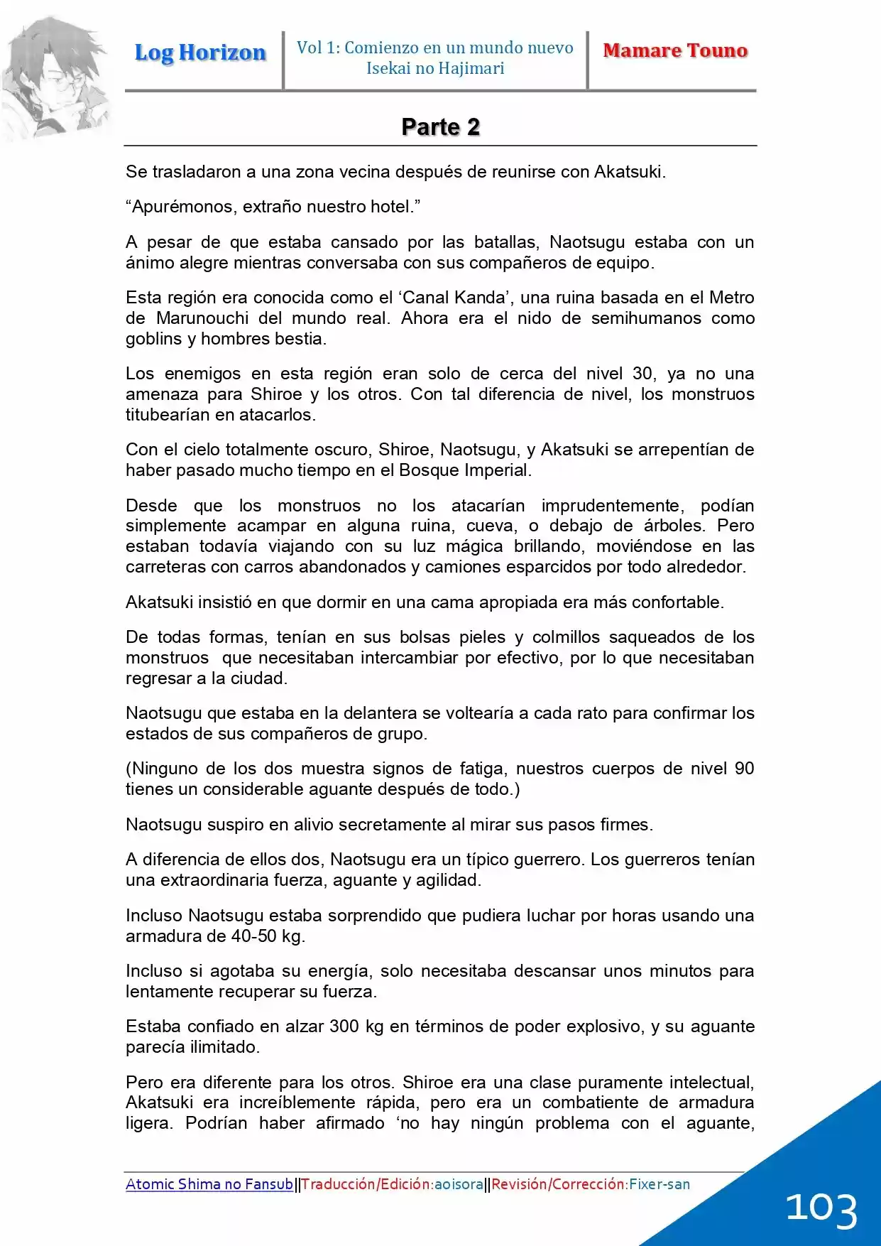 Log Horizon (Novela) - Capítulo 3 - Página 12 - LectorTMOo