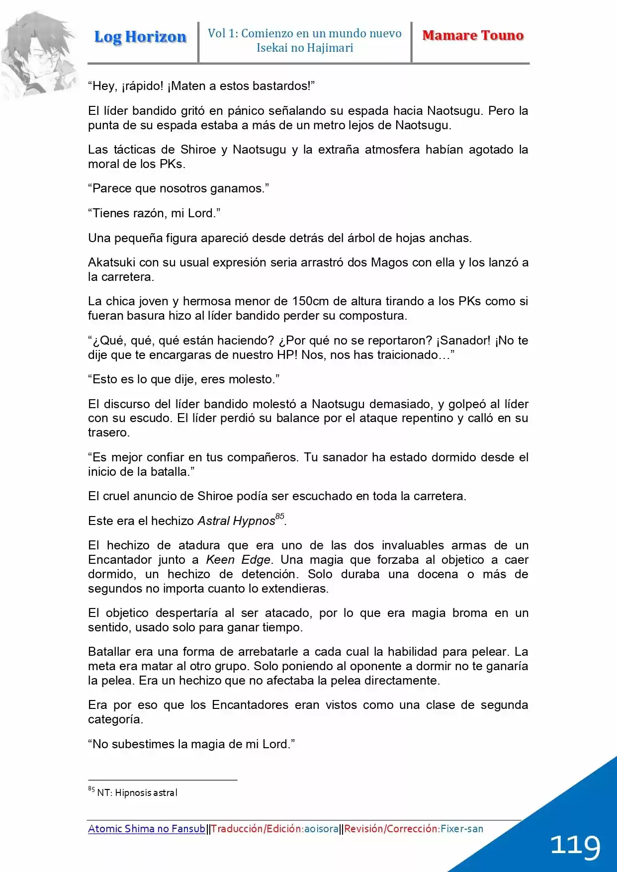Log Horizon (Novela) - Capítulo 3 - Página 28 - LectorTMOo
