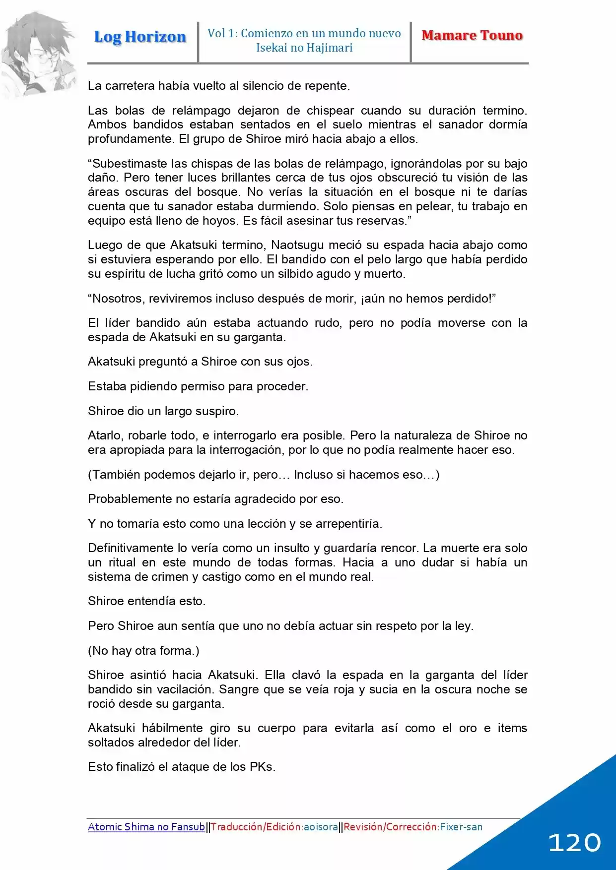 Log Horizon (Novela) - Capítulo 3 - Página 29 - LectorTMOo