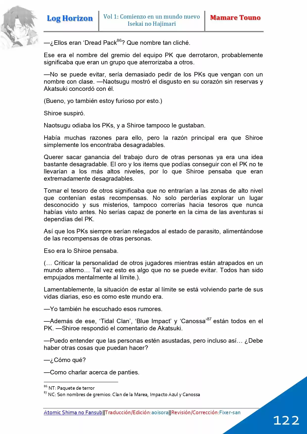 Log Horizon (Novela) - Capítulo 3 - Página 31 - LectorTMOo