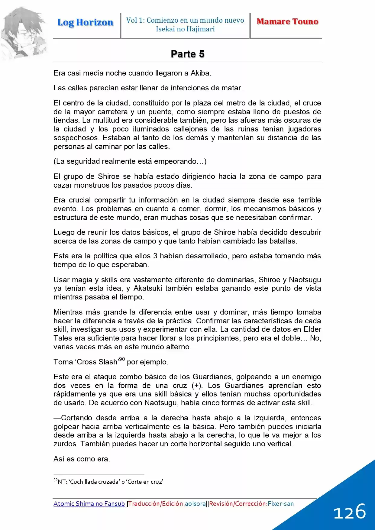 Log Horizon (Novela) - Capítulo 3 - Página 35 - LectorTMOo
