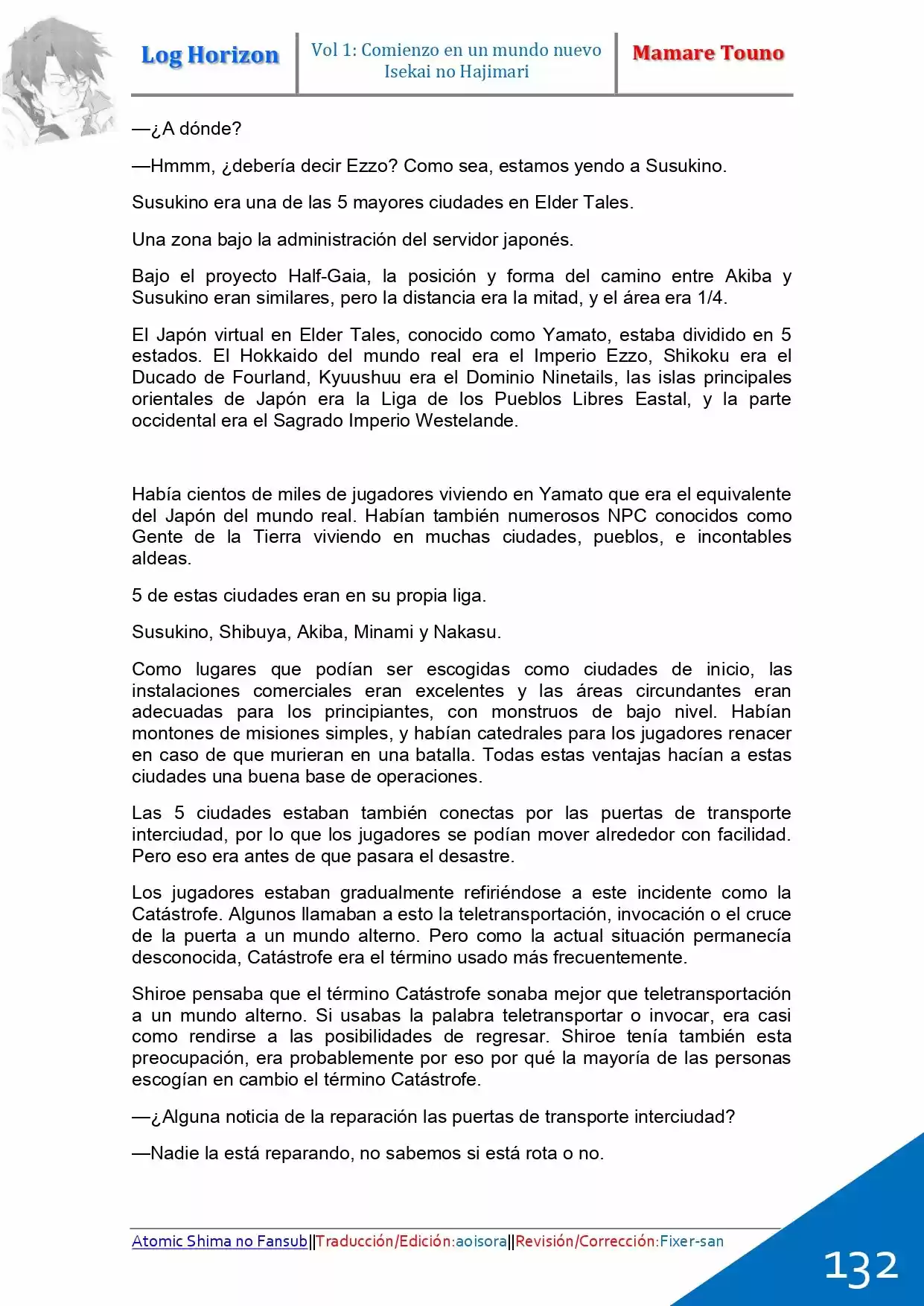 Log Horizon (Novela) - Capítulo 3 - Página 41 - LectorTMOo