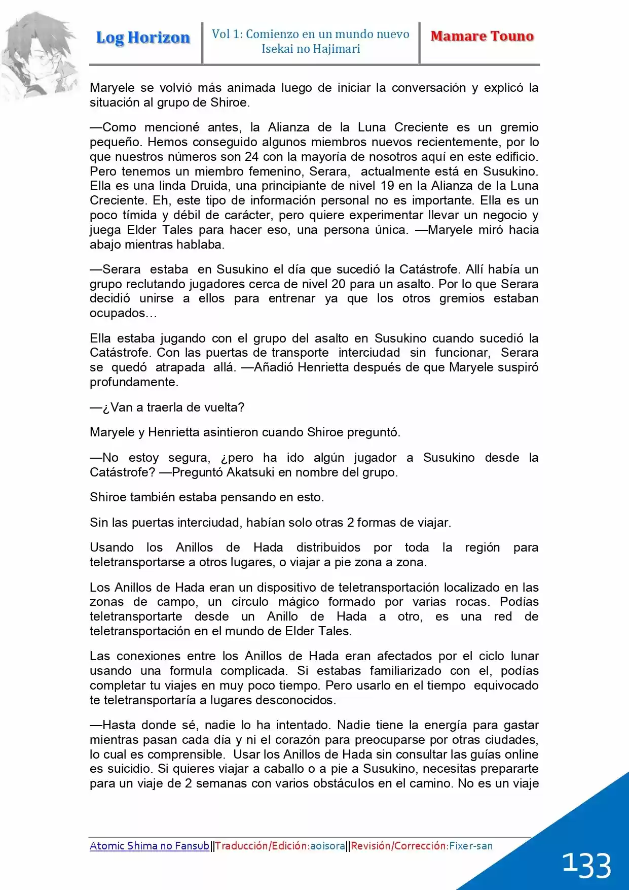 Log Horizon (Novela) - Capítulo 3 - Página 42 - LectorTMOo