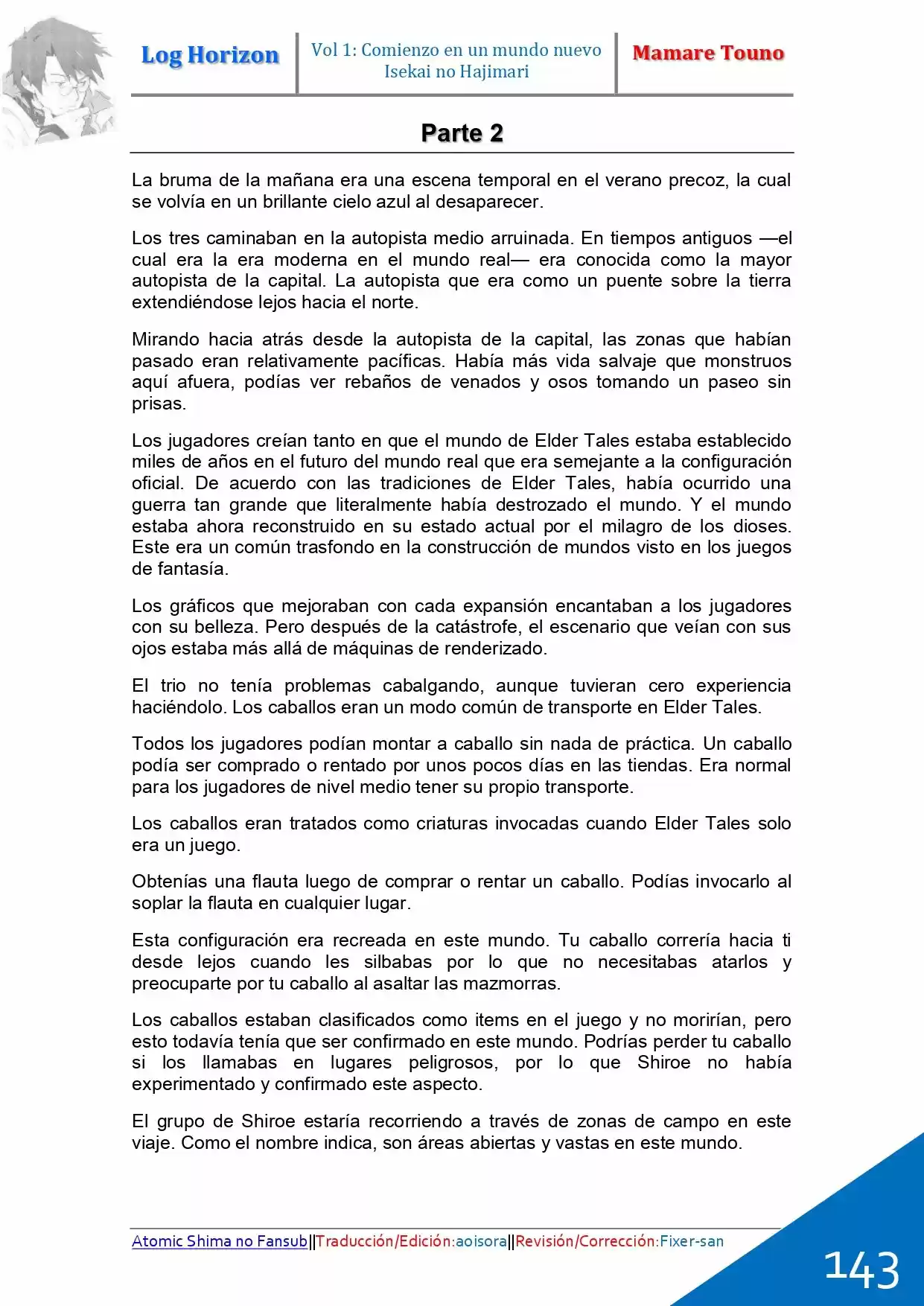 Log Horizon (Novela) - Capítulo 4 - Página 5 - LectorTMOo