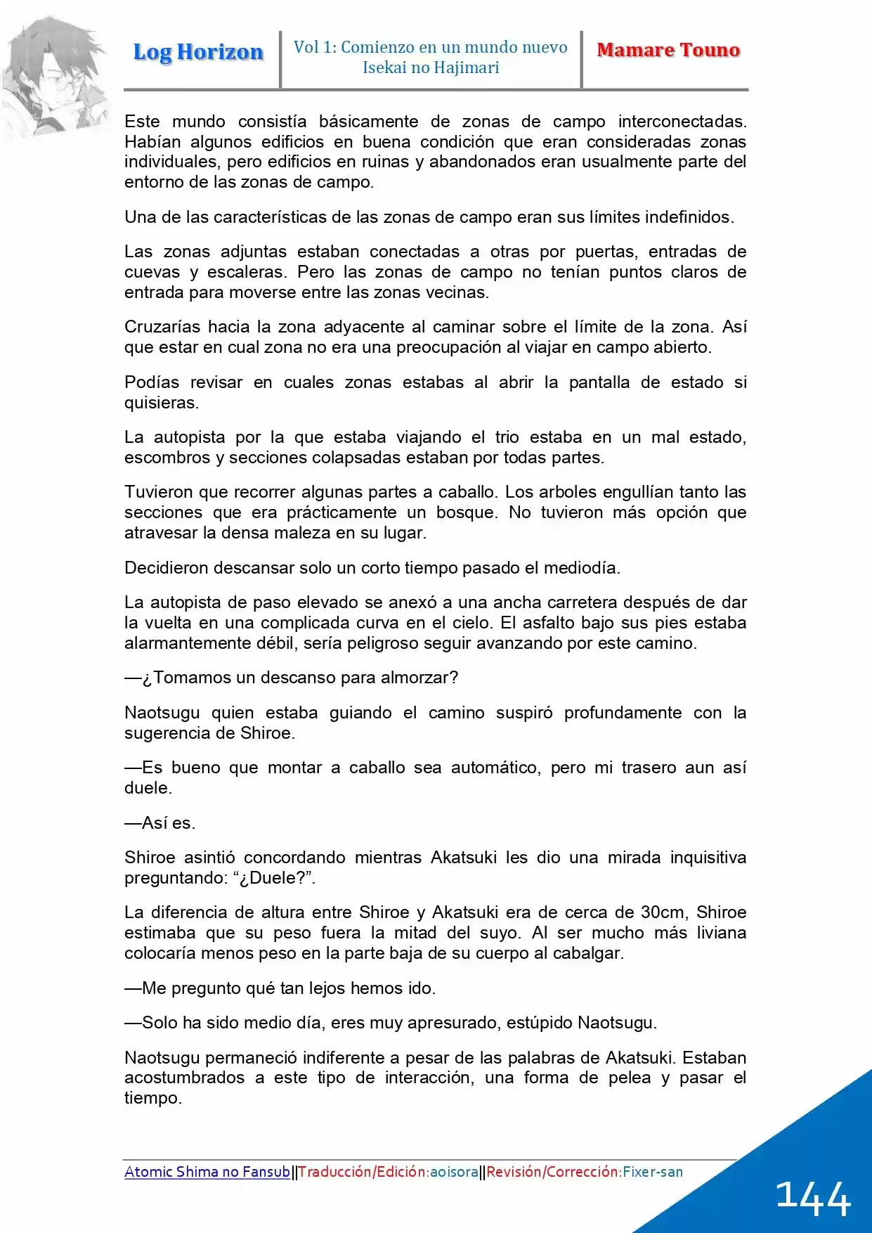 Log Horizon (Novela) - Capítulo 4 - Página 6 - LectorTMOo