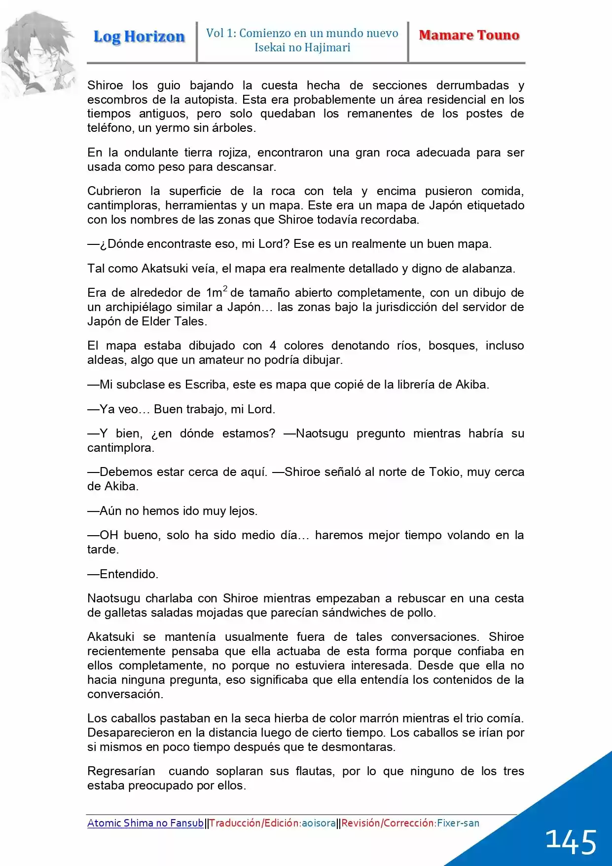 Log Horizon (Novela) - Capítulo 4 - Página 7 - LectorTMOo