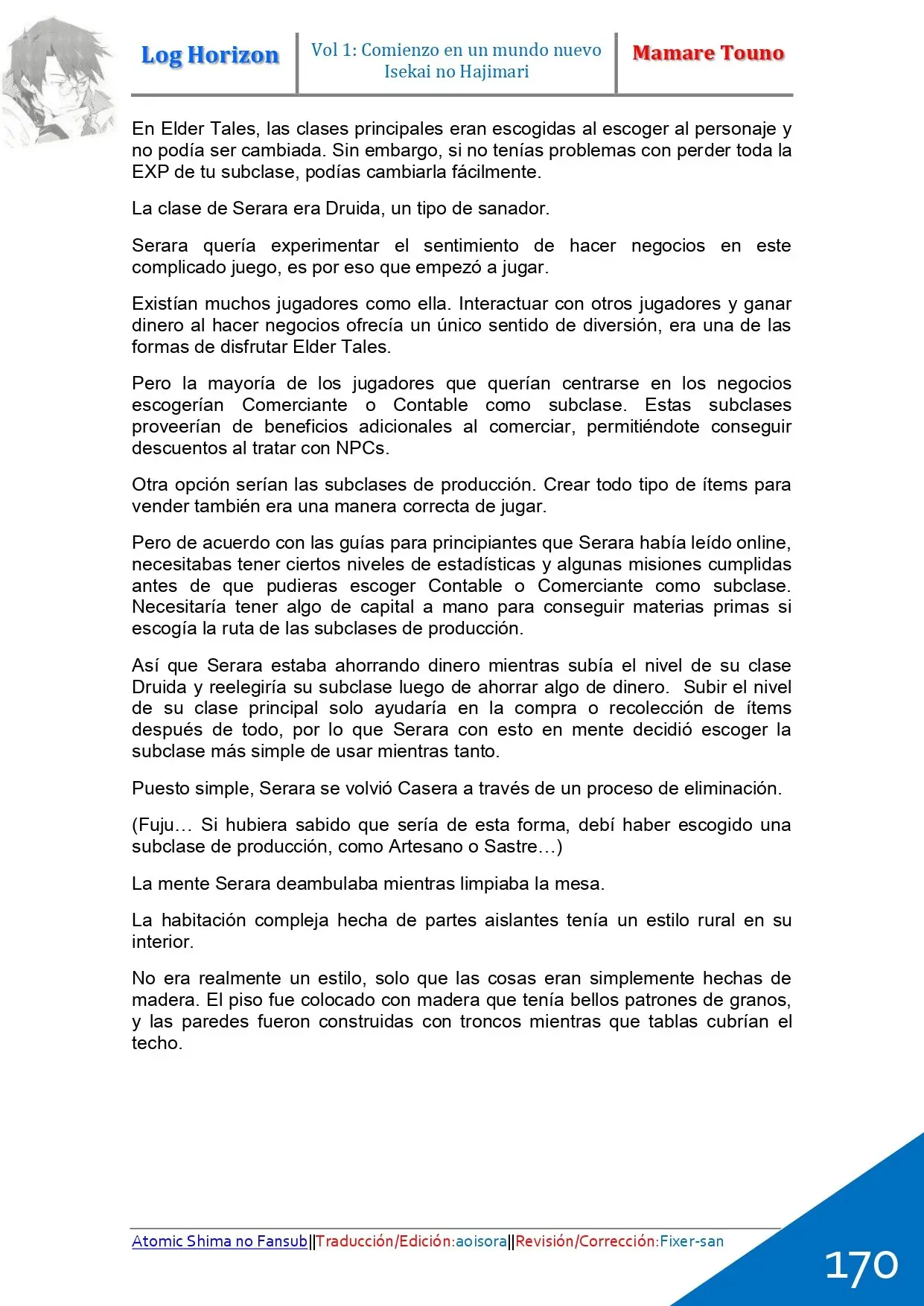 Log Horizon (Novela) - Capítulo 5 - Página 4 - LectorTMOo