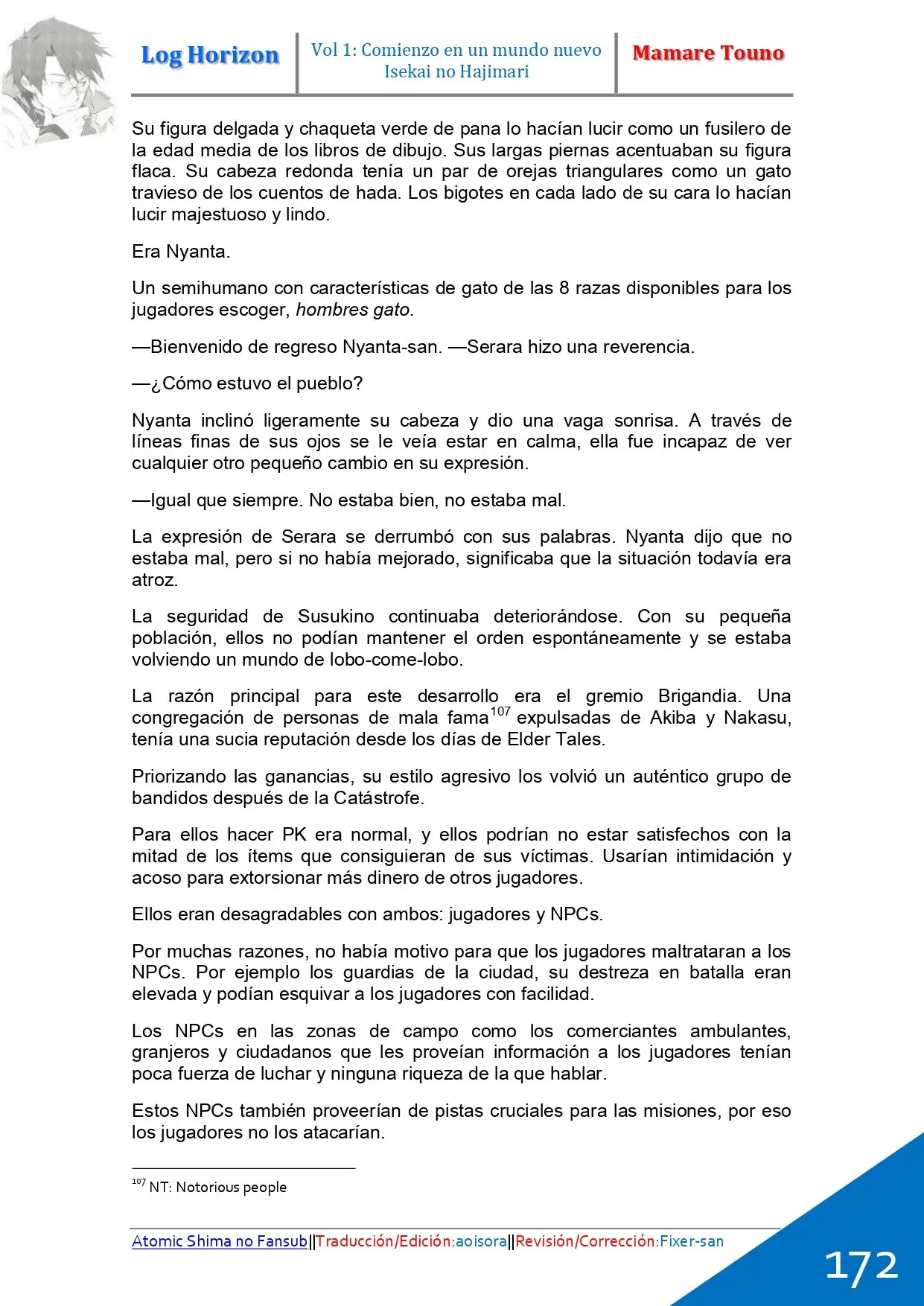 Log Horizon (Novela) - Capítulo 5 - Página 6 - LectorTMOo