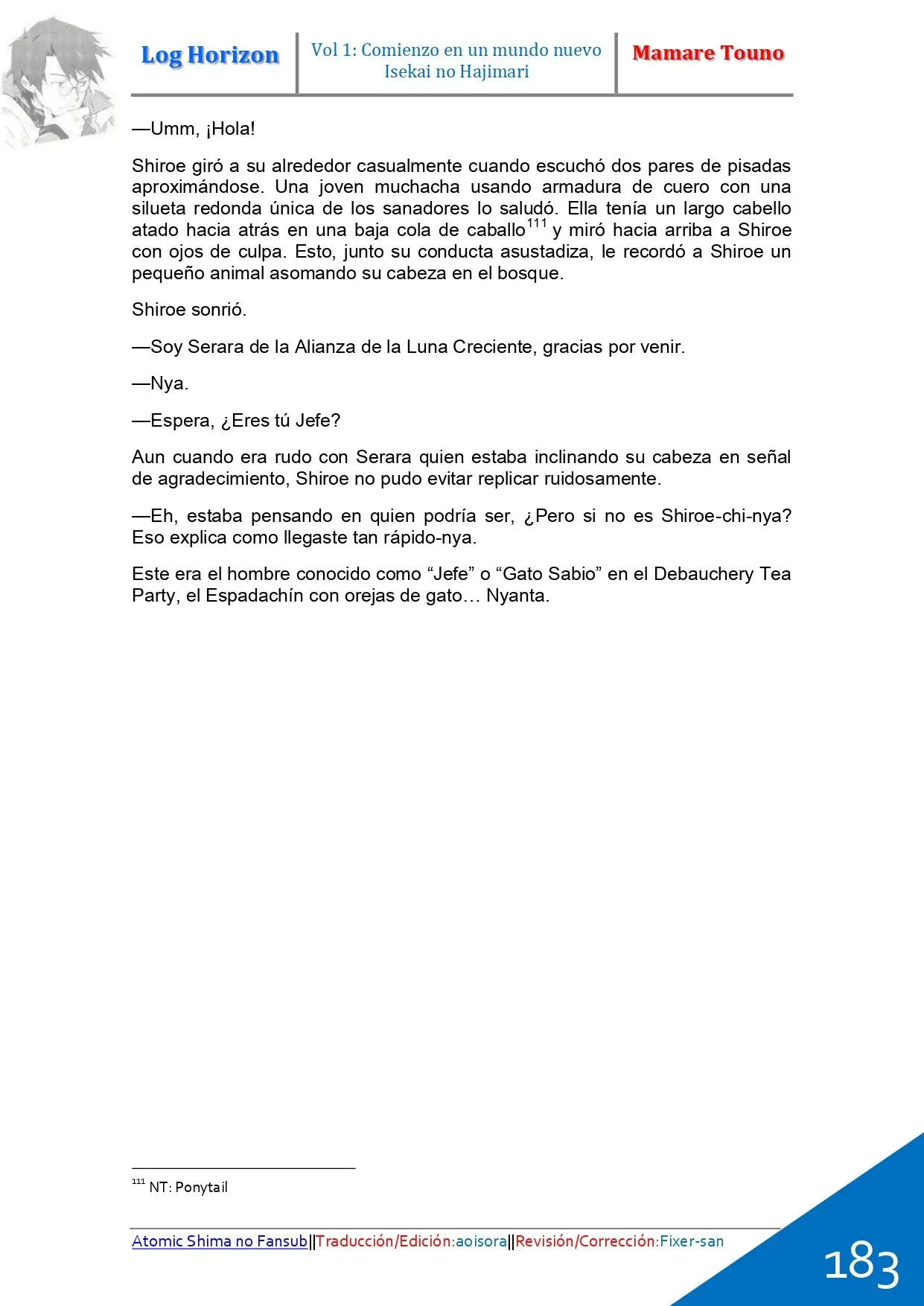 Log Horizon (Novela) - Capítulo 5 - Página 15 - LectorTMOo