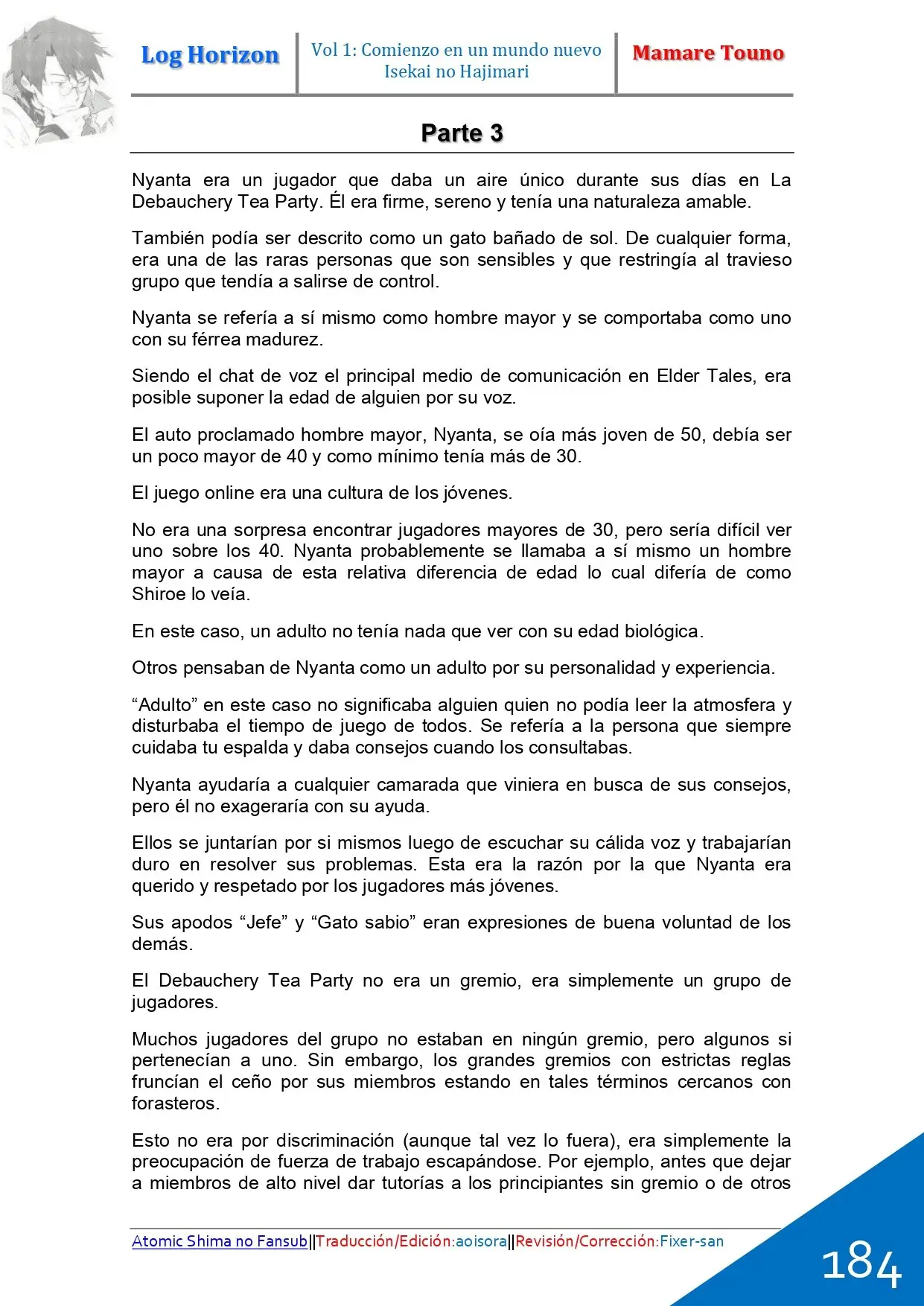 Log Horizon (Novela) - Capítulo 5 - Página 16 - LectorTMOo