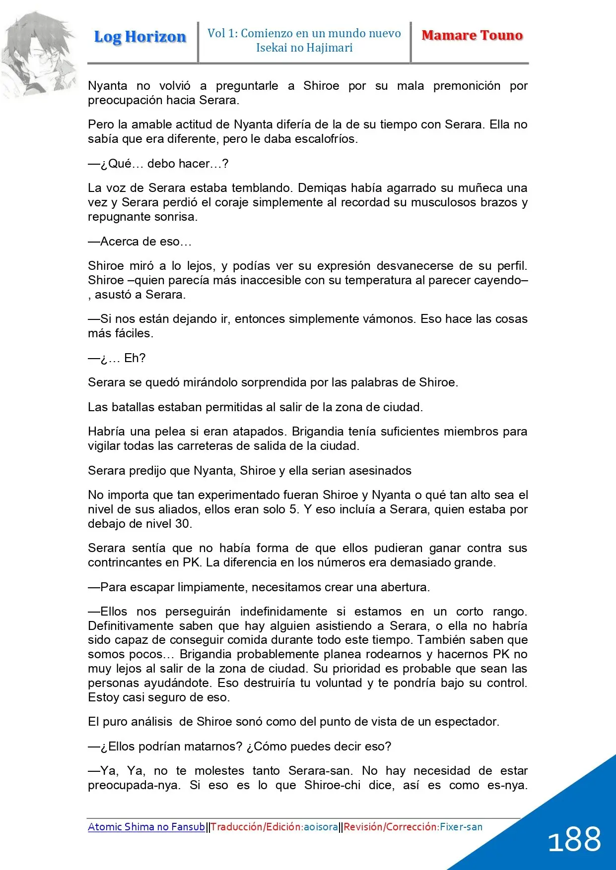 Log Horizon (Novela) - Capítulo 5 - Página 20 - LectorTMOo
