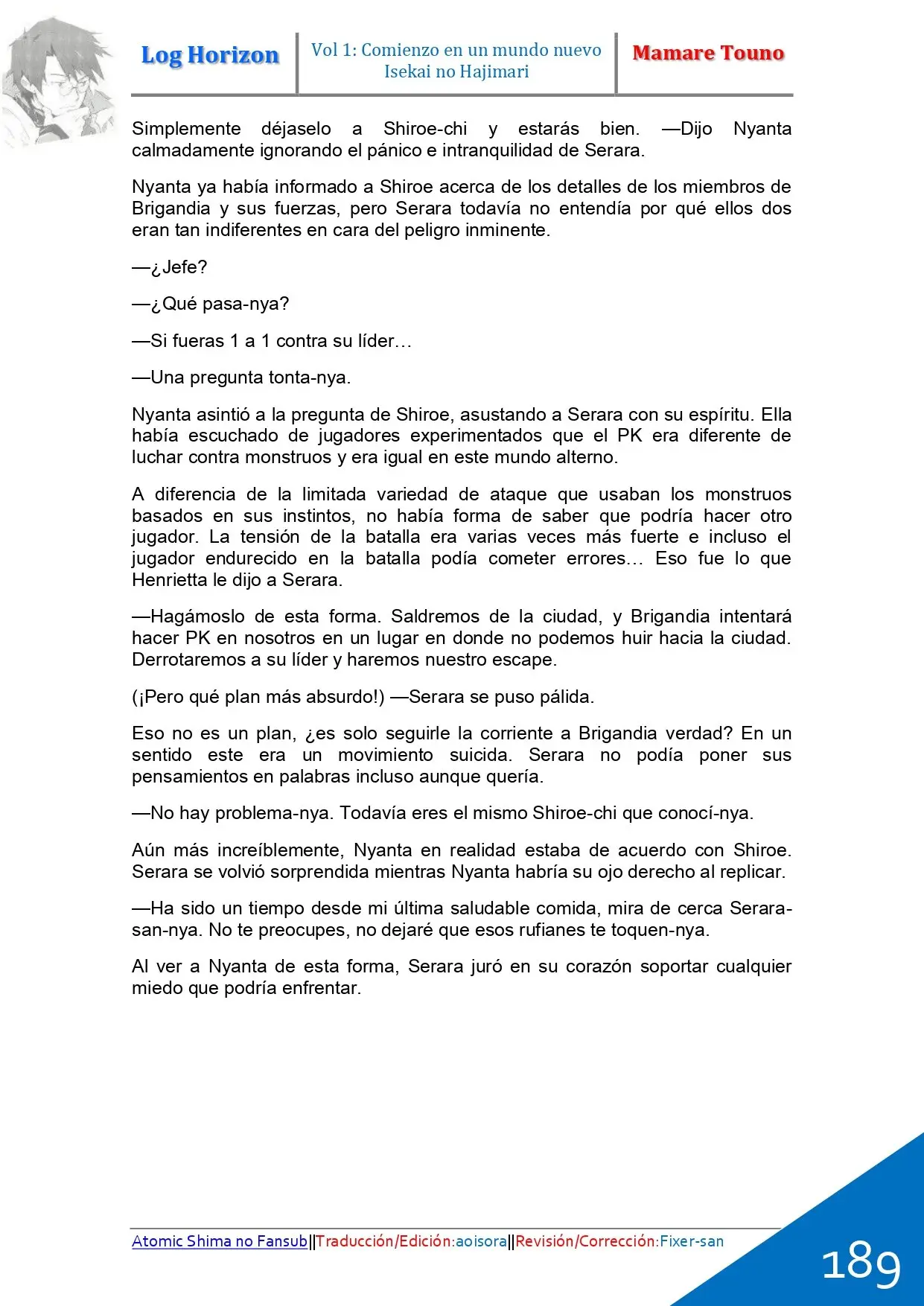 Log Horizon (Novela) - Capítulo 5 - Página 21 - LectorTMOo