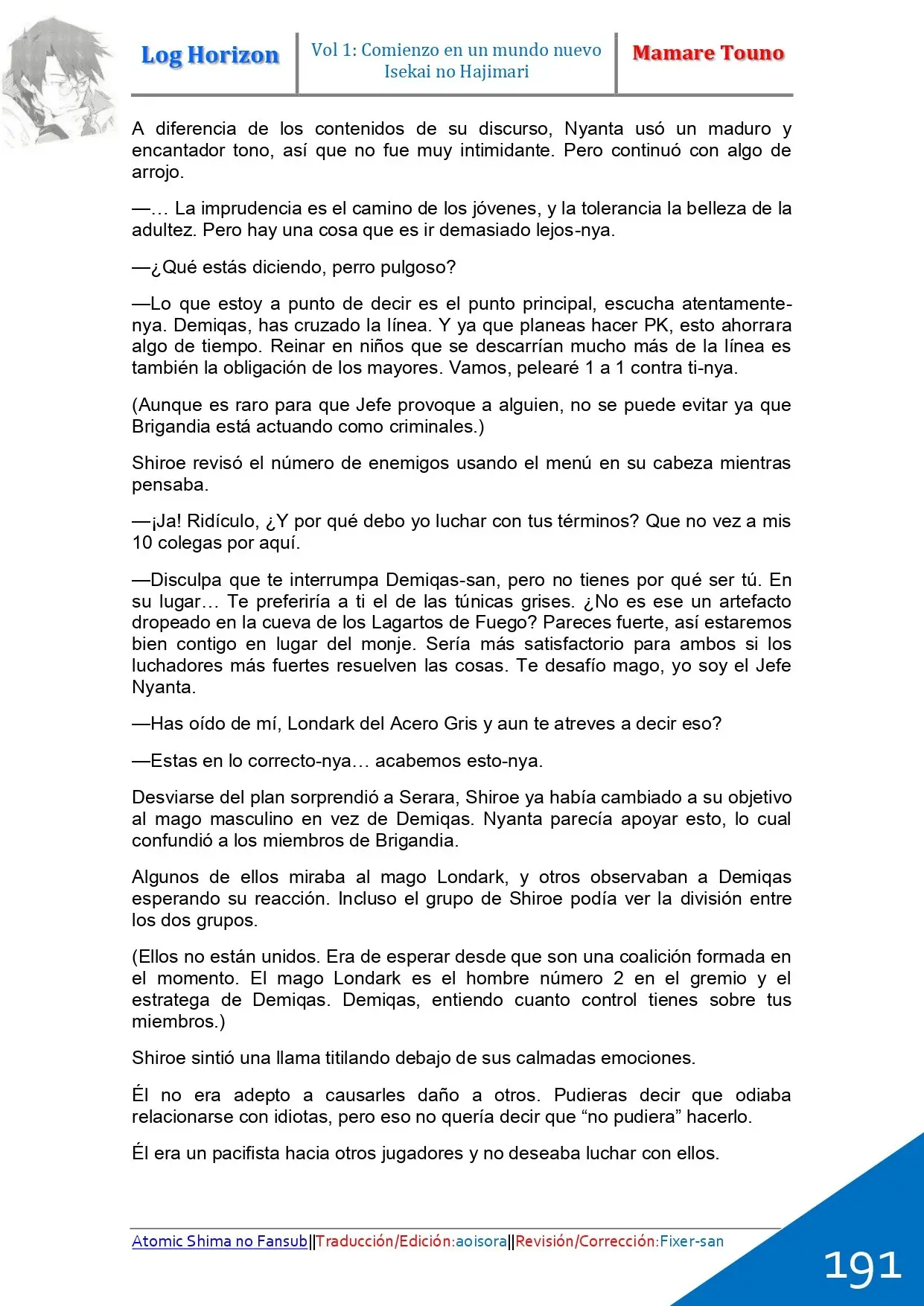 Log Horizon (Novela) - Capítulo 5 - Página 23 - LectorTMOo