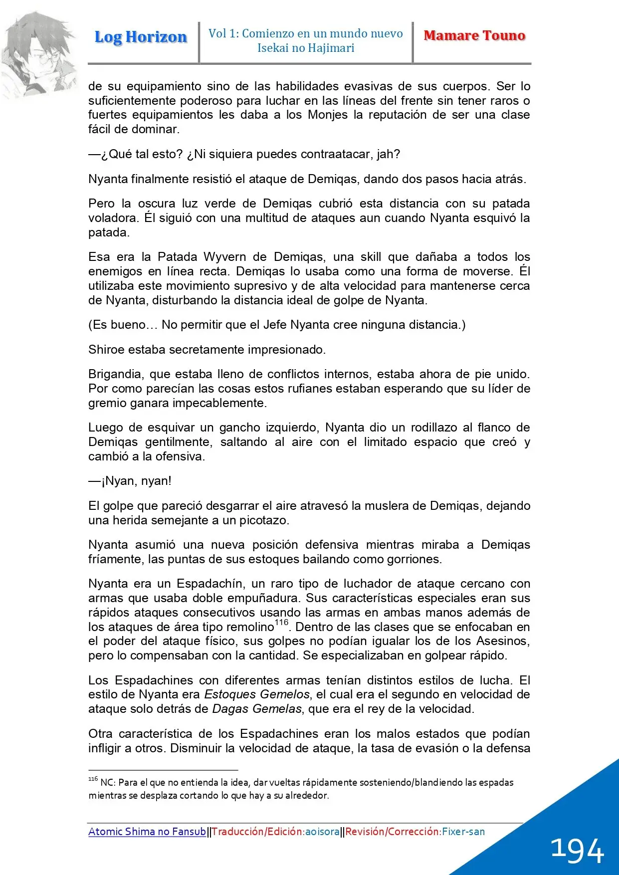 Log Horizon (Novela) - Capítulo 5 - Página 26 - LectorTMOo