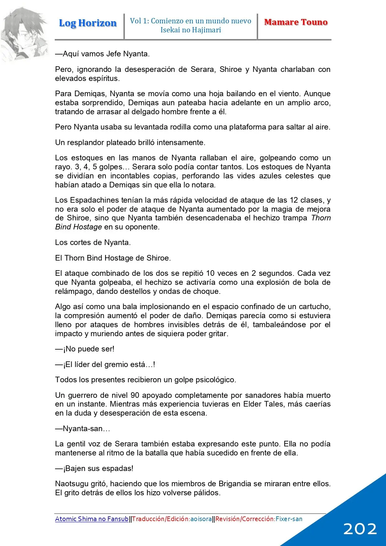 Log Horizon (Novela) - Capítulo 5 - Página 32 - LectorTMOo