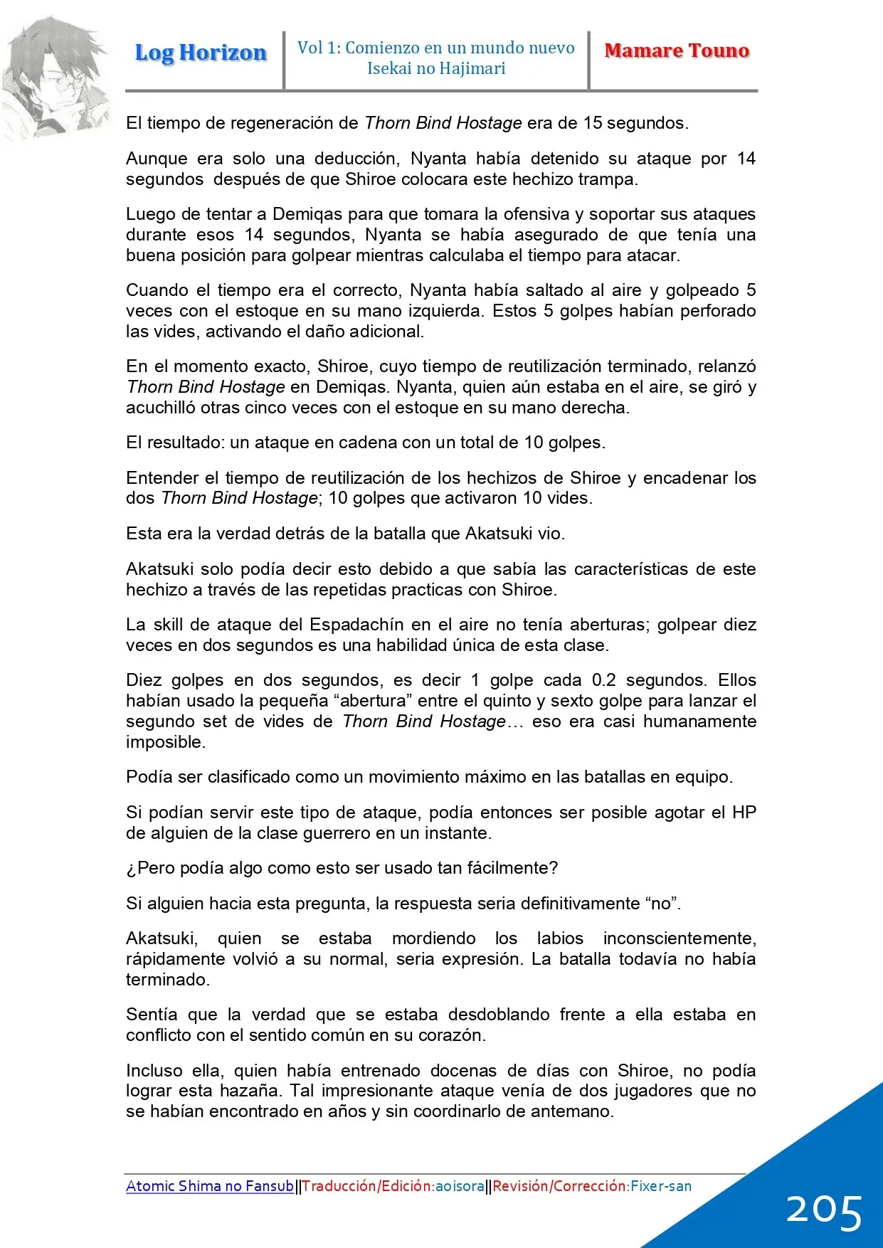 Log Horizon (Novela) - Capítulo 5 - Página 35 - LectorTMOo
