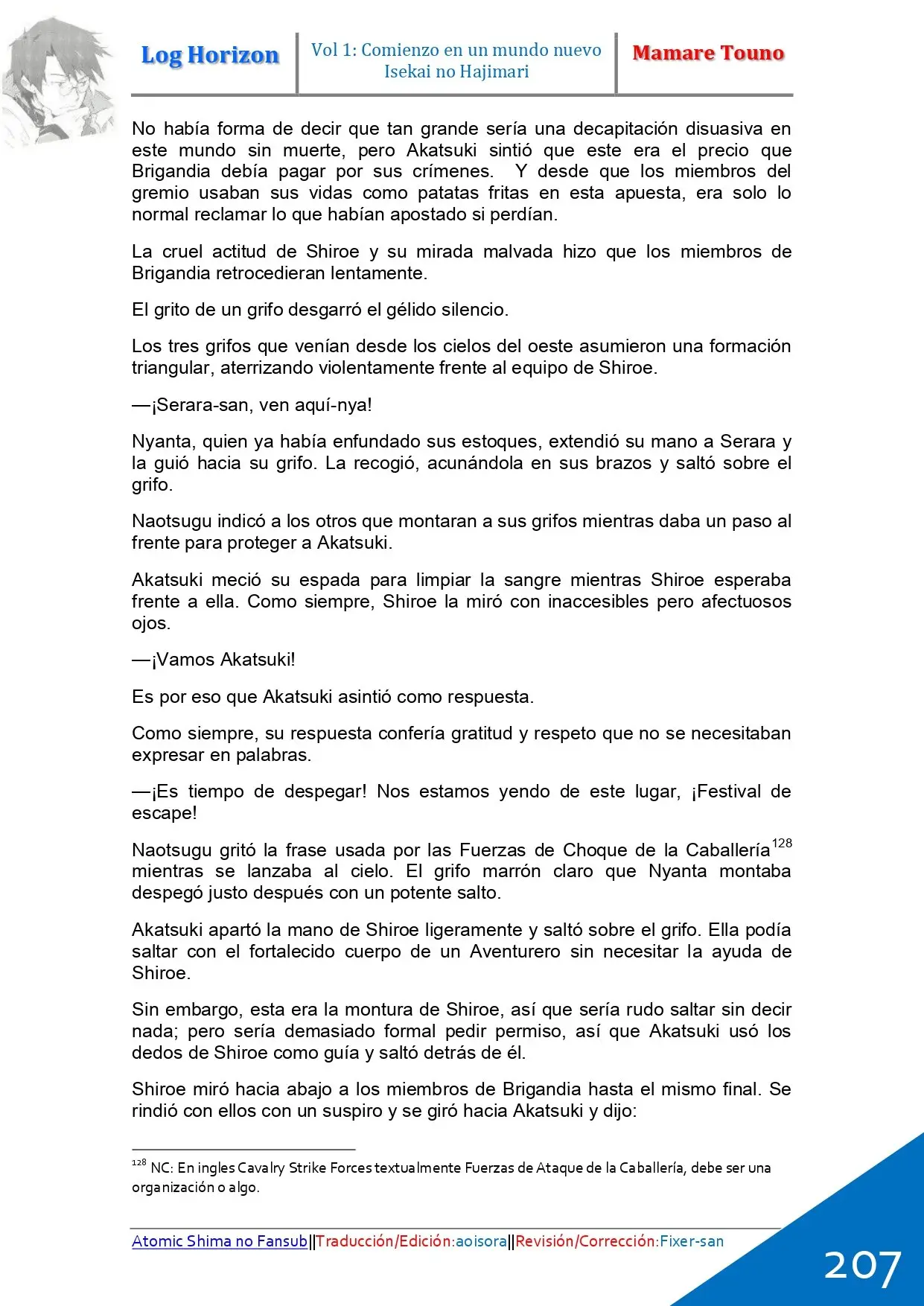 Log Horizon (Novela) - Capítulo 5 - Página 37 - LectorTMOo