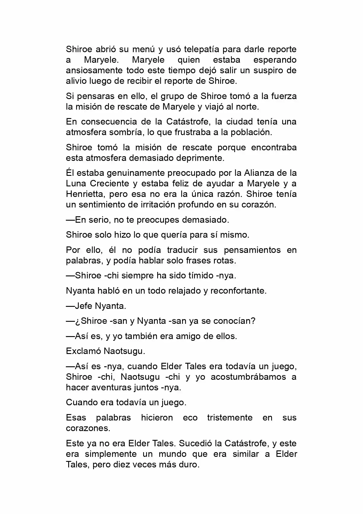 Log Horizon (Novela) - Capítulo 6 - Página 4 - LectorTMOo