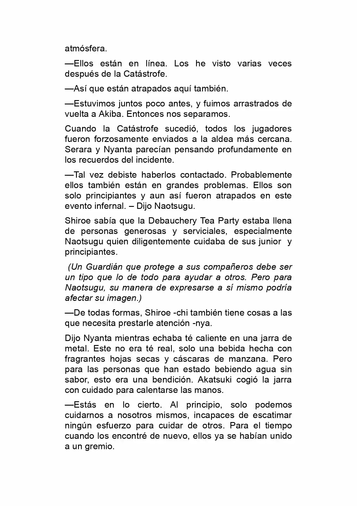 Log Horizon (Novela) - Capítulo 6 - Página 19 - LectorTMOo