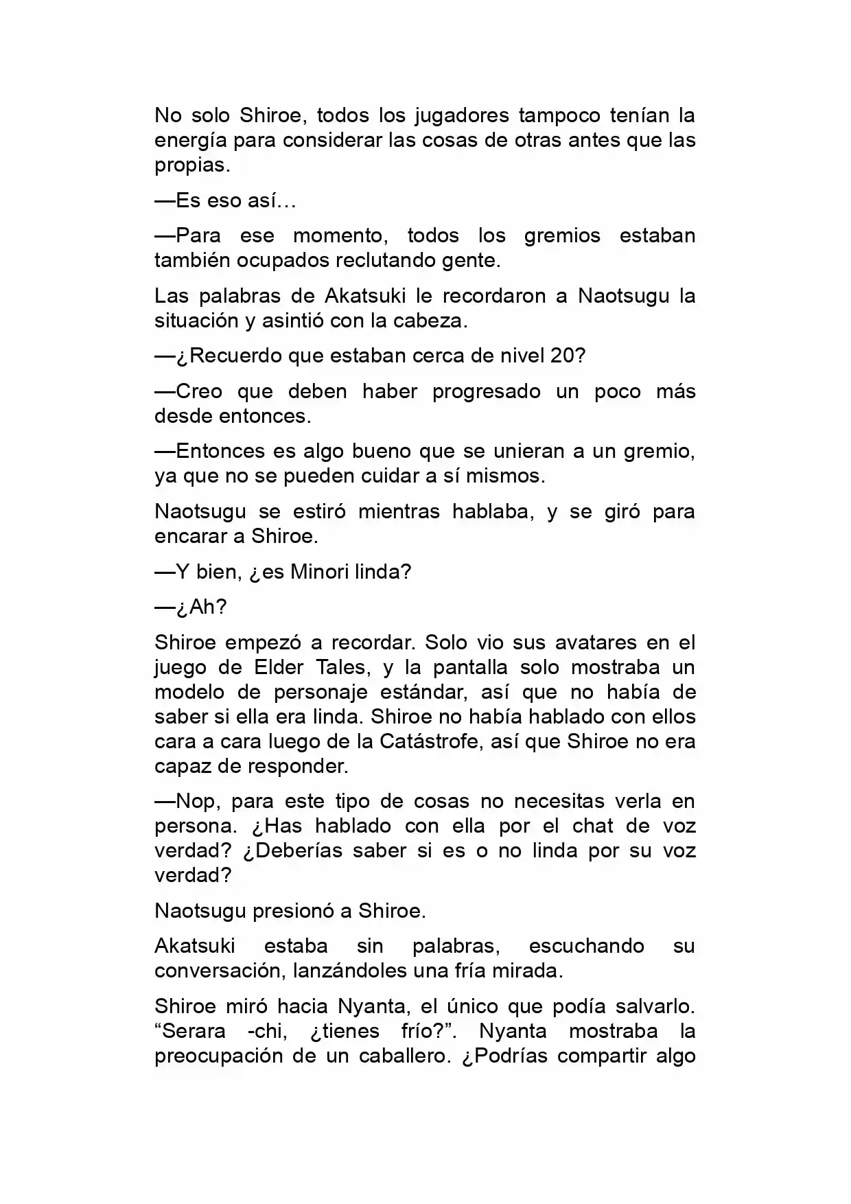 Log Horizon (Novela) - Capítulo 6 - Página 20 - LectorTMOo