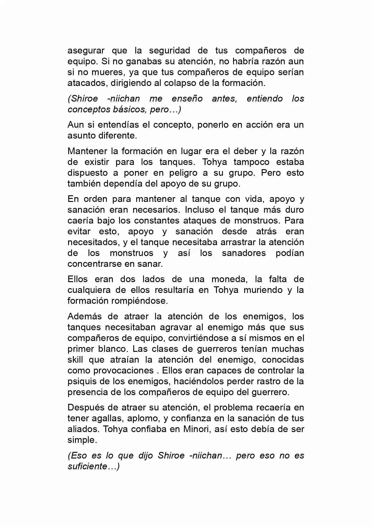 Log Horizon (Novela) - Capítulo 6 - Página 32 - LectorTMOo