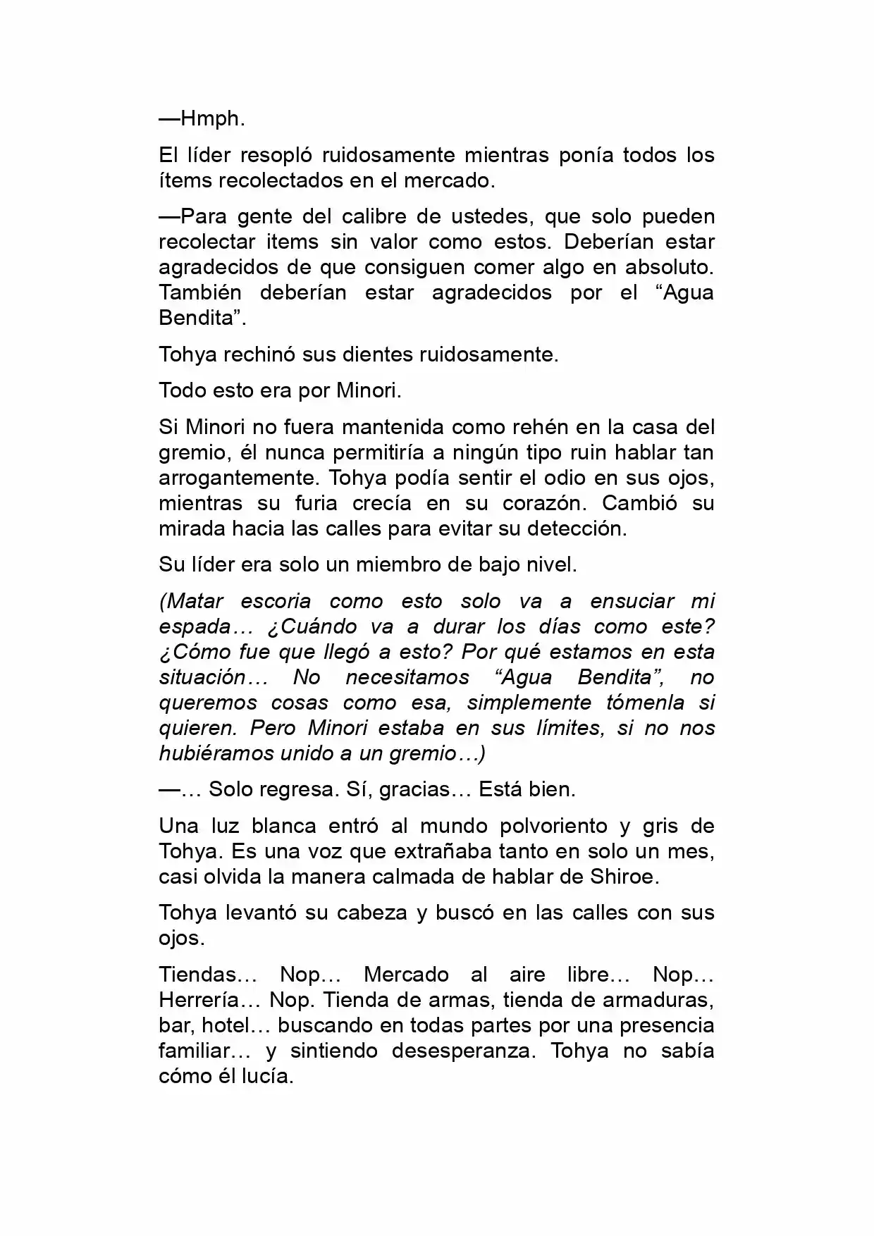Log Horizon (Novela) - Capítulo 6 - Página 36 - LectorTMOo