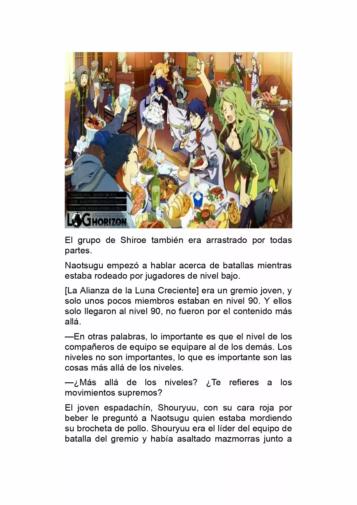 Log Horizon (Novela) - Capítulo 7 - Página 8 - LectorTMOo