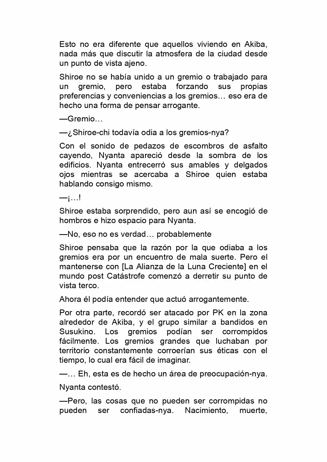 Log Horizon (Novela) - Capítulo 7 - Página 28 - LectorTMOo
