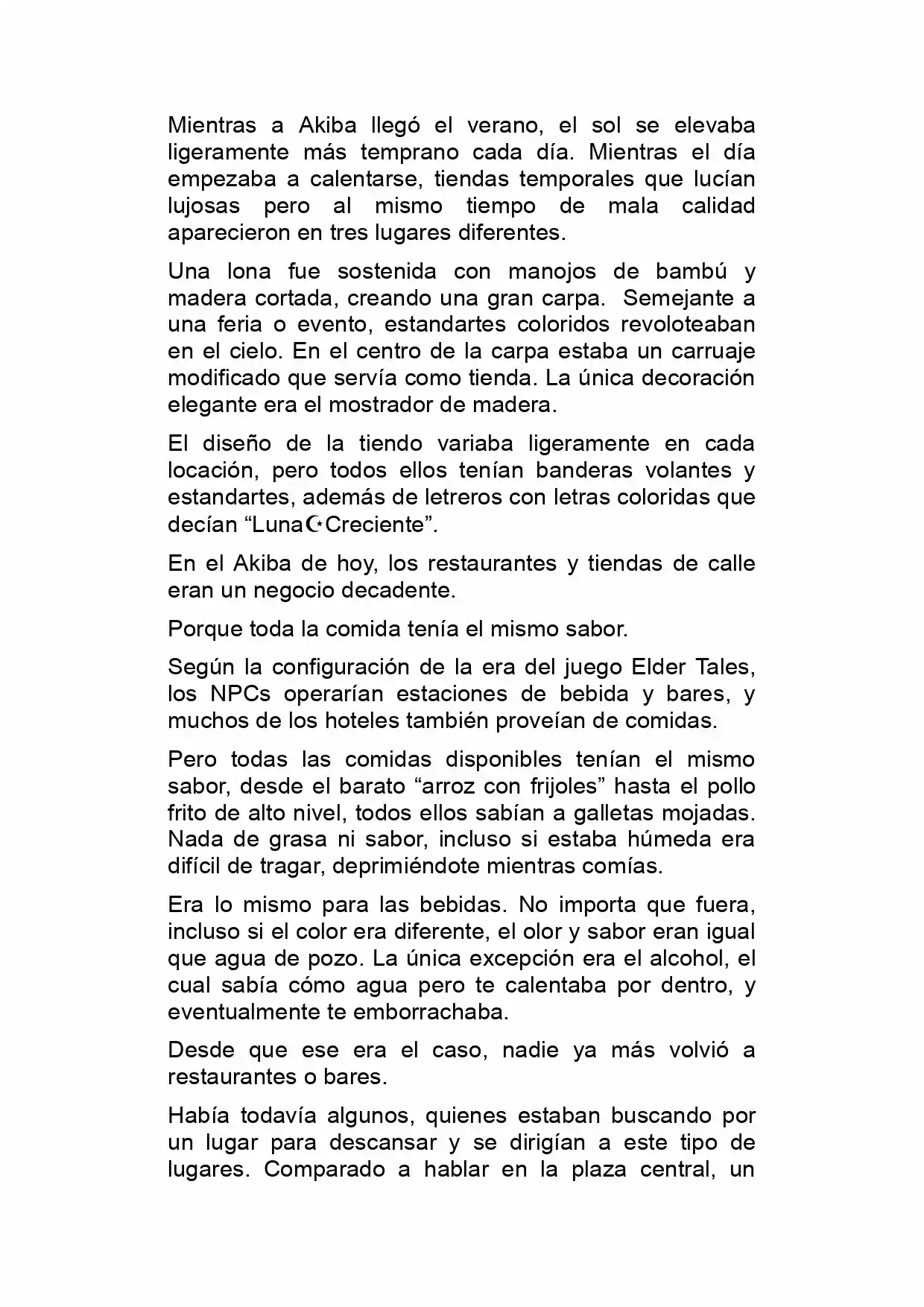 Log Horizon (Novela) - Capítulo 8 - Página 4 - LectorTMOo