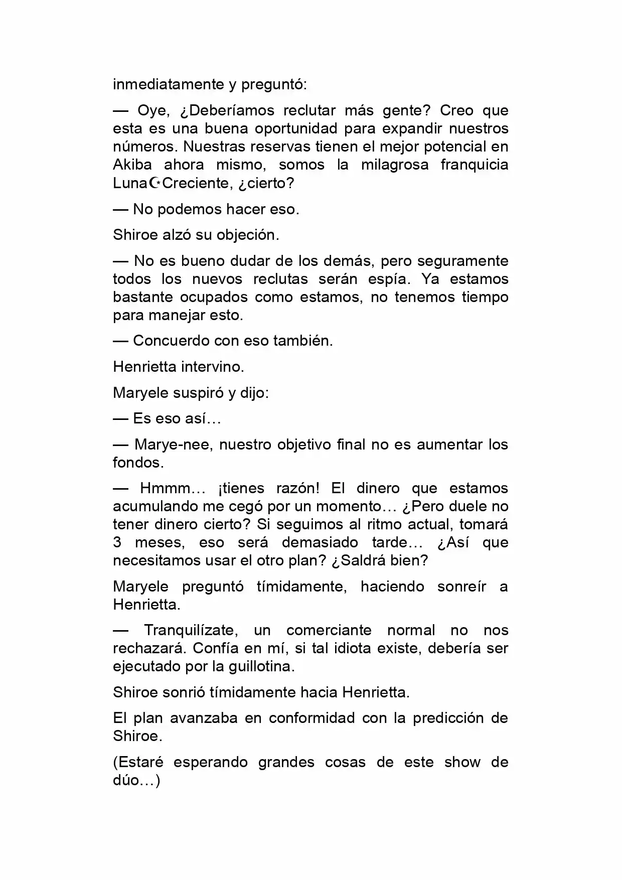 Log Horizon (Novela) - Capítulo 8 - Página 15 - LectorTMOo