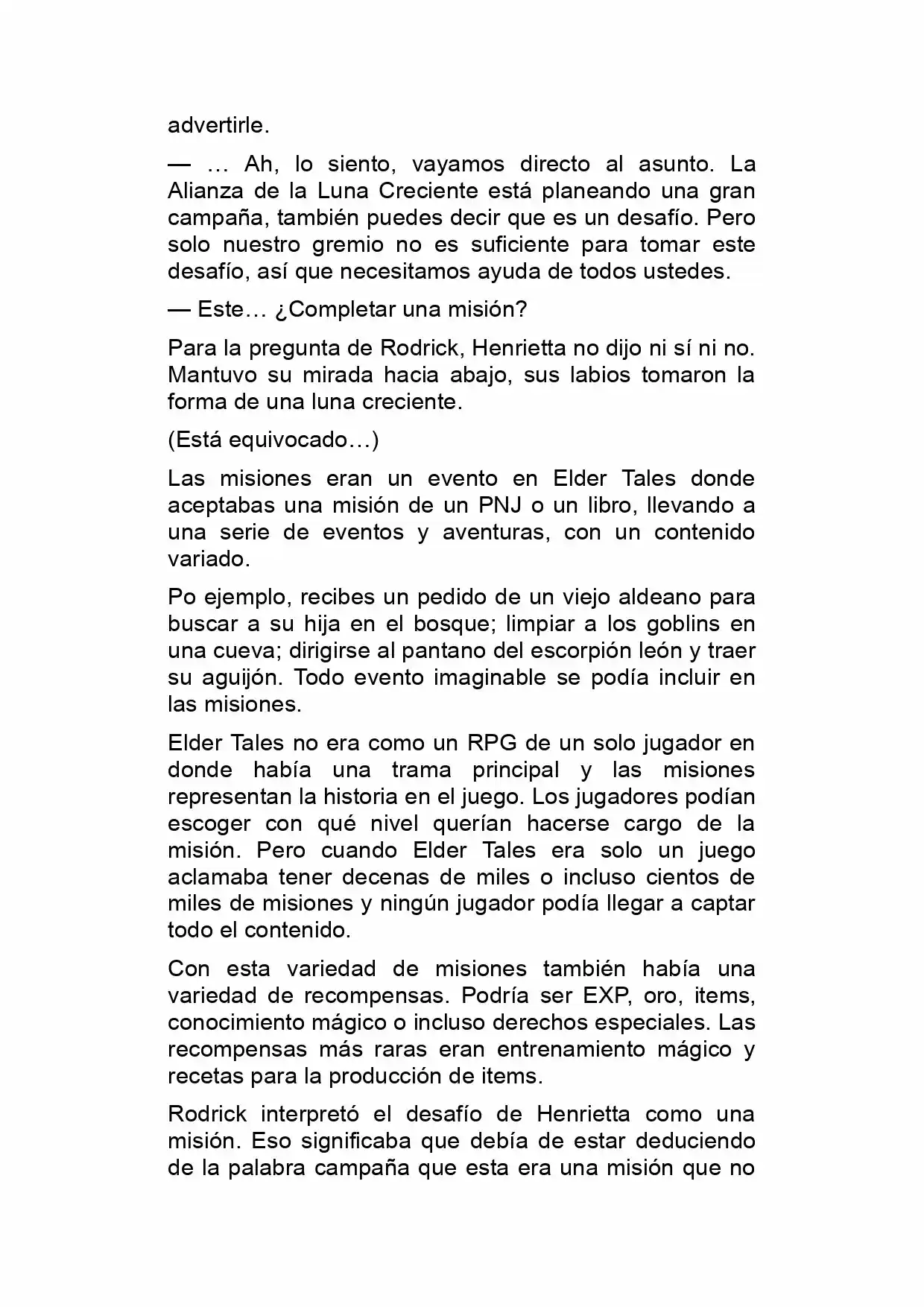 Log Horizon (Novela) - Capítulo 8 - Página 34 - LectorTMOo