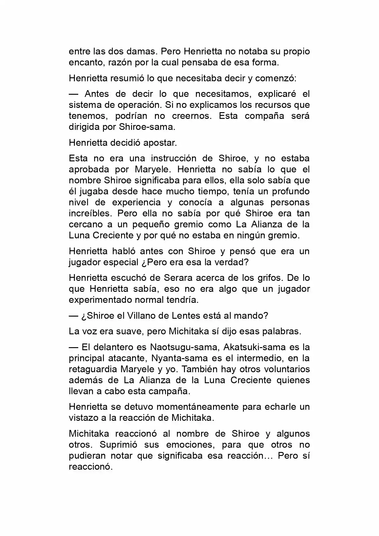 Log Horizon (Novela) - Capítulo 8 - Página 36 - LectorTMOo