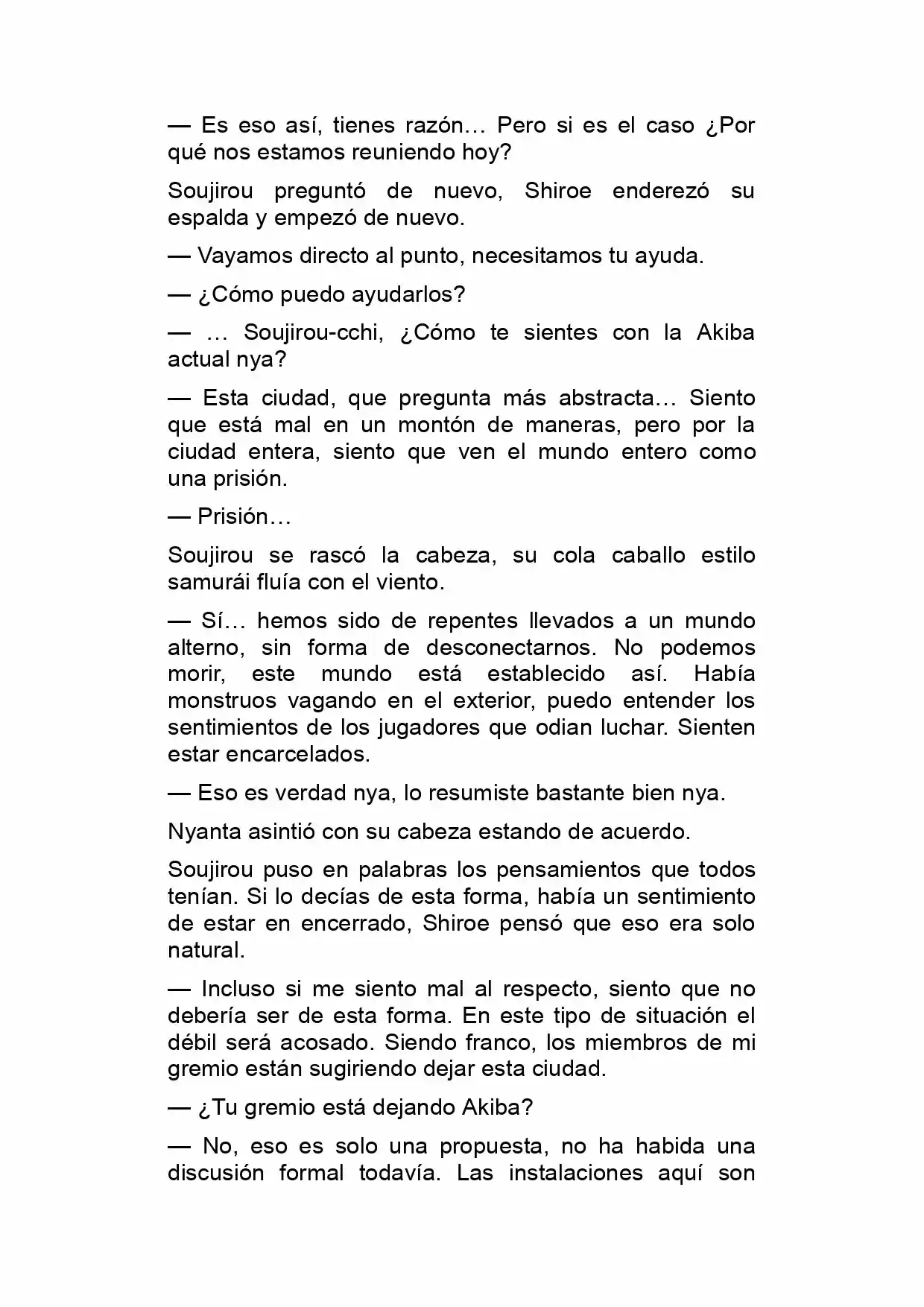 Log Horizon (Novela) - Capítulo 8 - Página 48 - LectorTMOo