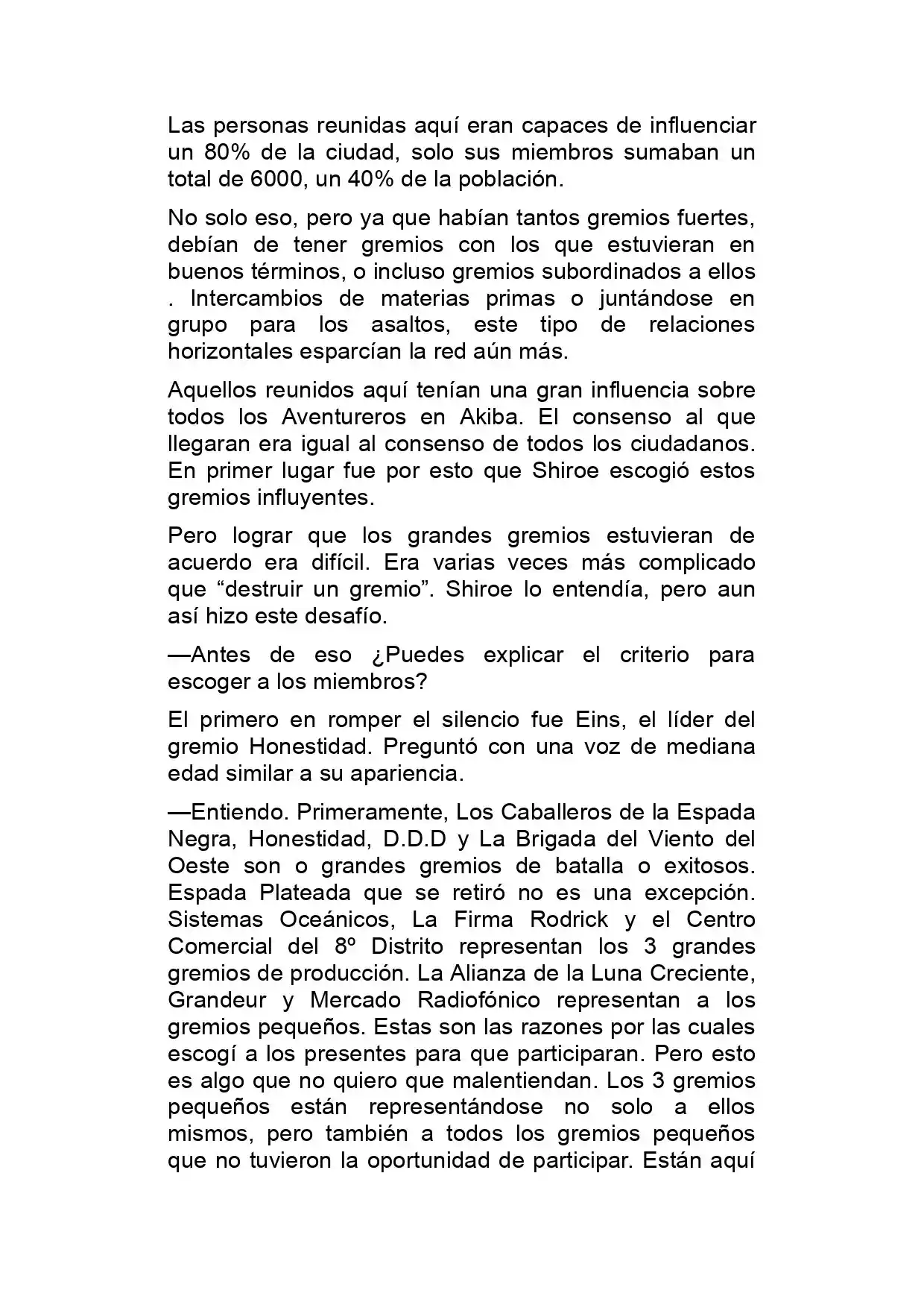 Log Horizon (Novela) - Capítulo 9 - Página 17 - LectorTMOo