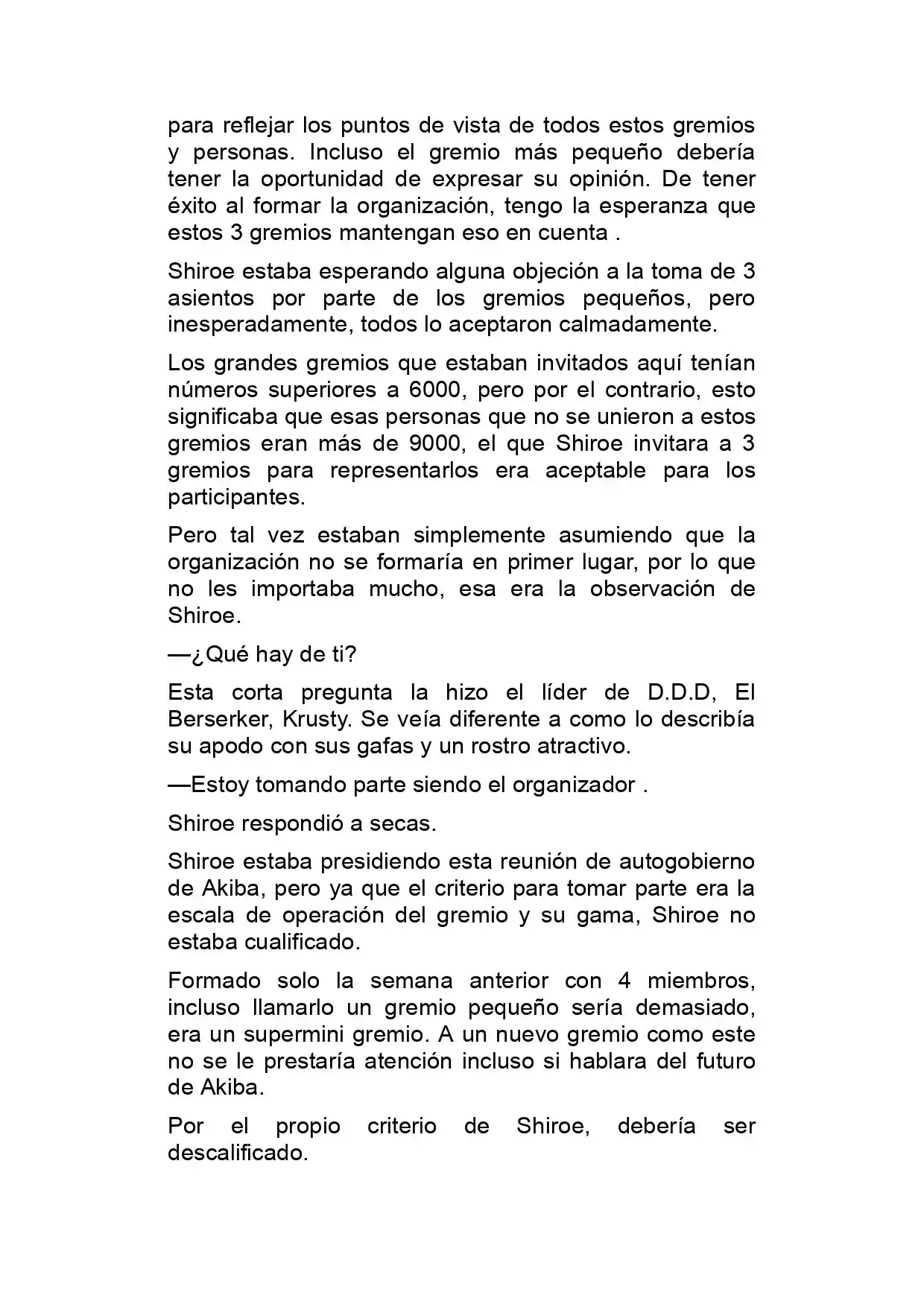 Log Horizon (Novela) - Capítulo 9 - Página 18 - LectorTMOo